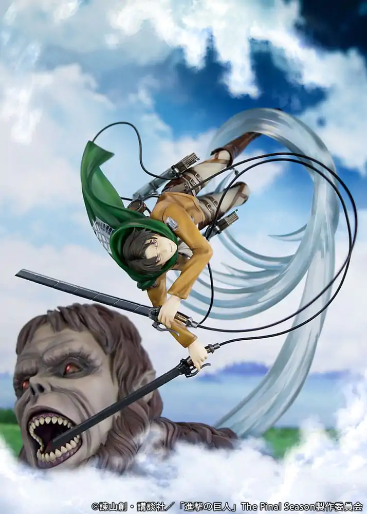 Attack on Titan PVC Statua 1/7 Levi vs Beast Titan Ver. 28 cm zdjęcie produktu