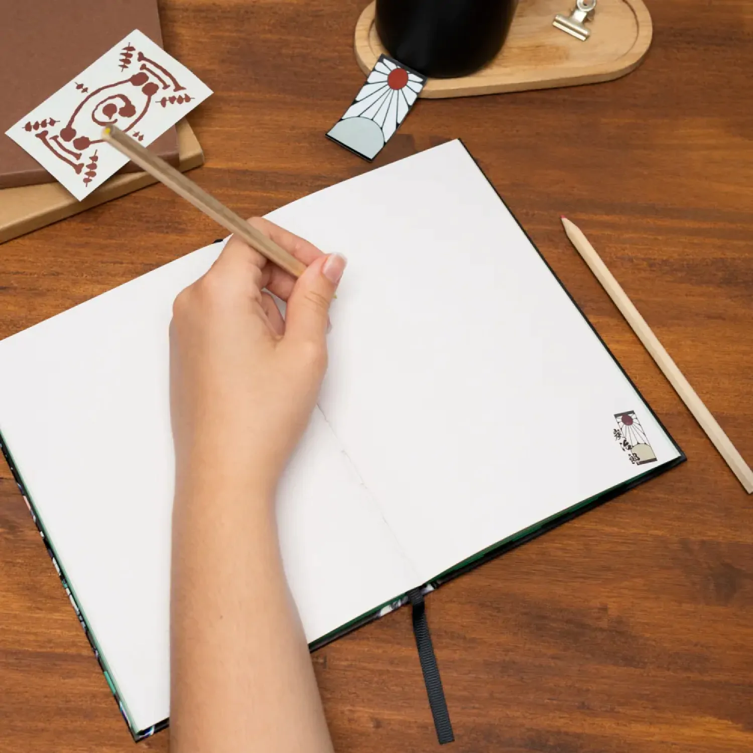 Demon Slayer Kimetsu no Yaiba A5 notatnik premium zdjęcie produktu