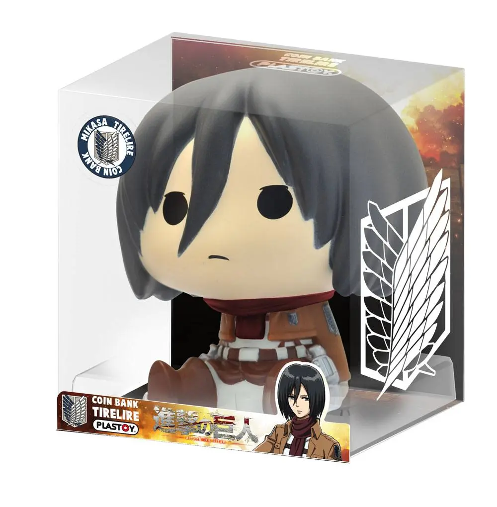 Attack on Titan Chibi Biust Bank Mikasa 16 cm zdjęcie produktu