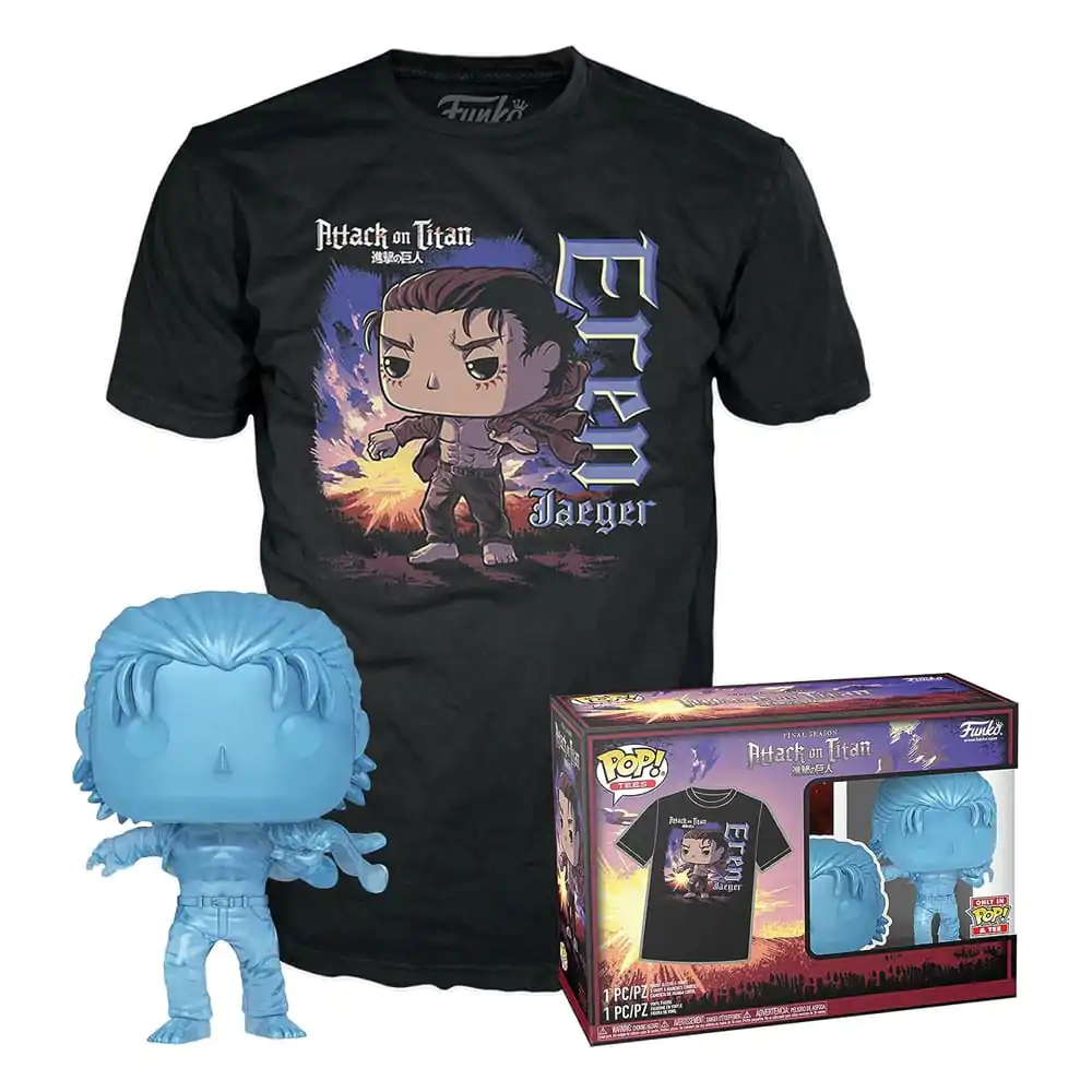 Attack on Titan POP! & Tee Box Eren z bliznami Rozmiar zdjęcie produktu