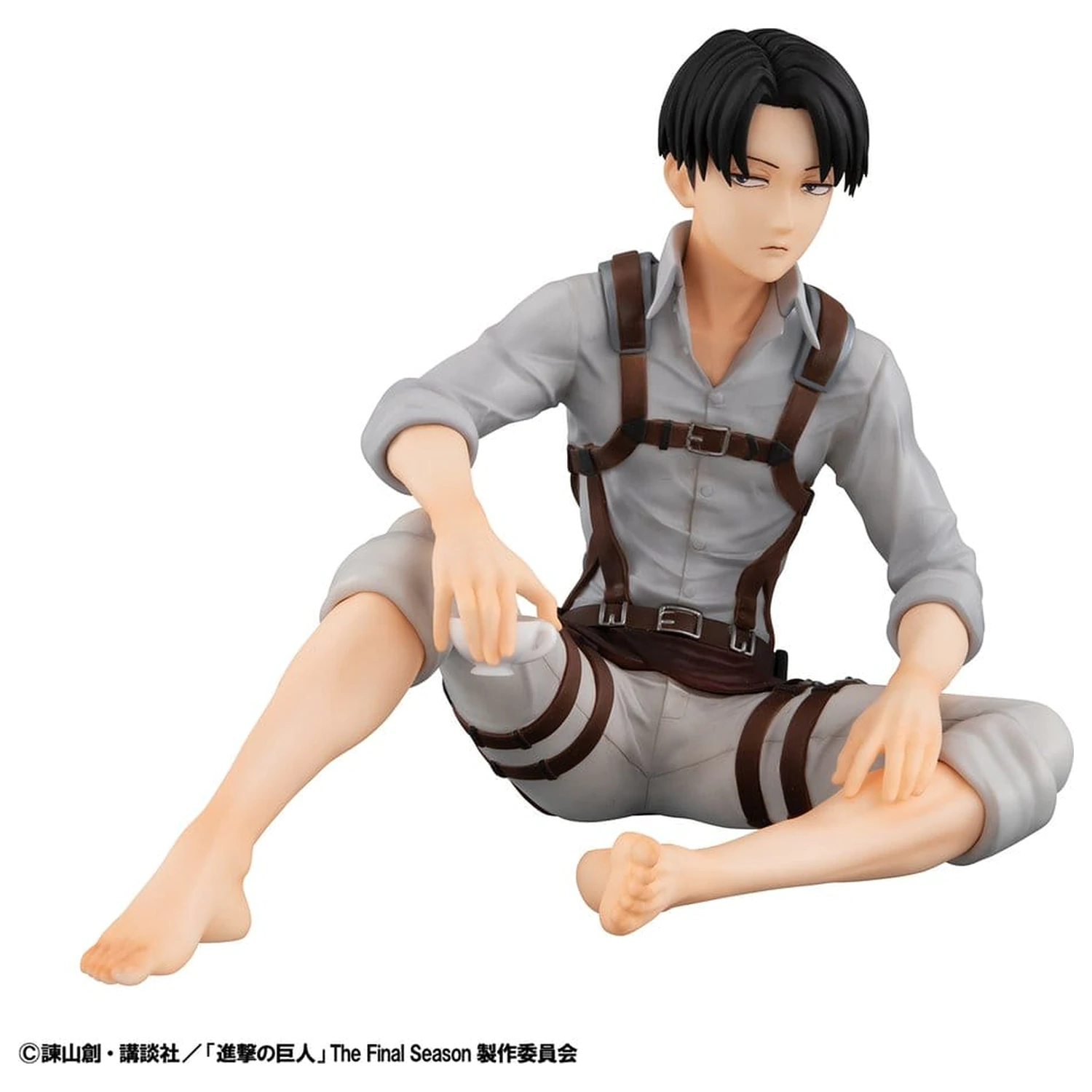 Attack on Titan G.E.M. Series figurki z PVC 2-pak Eren Yeager i Kapitan Drużyny Levi Palm Size zdjęcie produktu