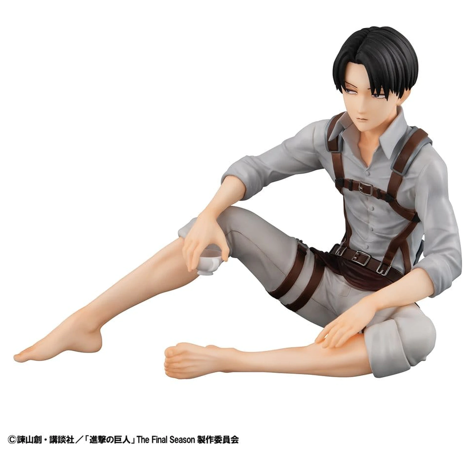 Attack on Titan G.E.M. Series figurka PVC Kapitan Oddziału Levi w rozmiarze dłoni 9 cm zdjęcie produktu