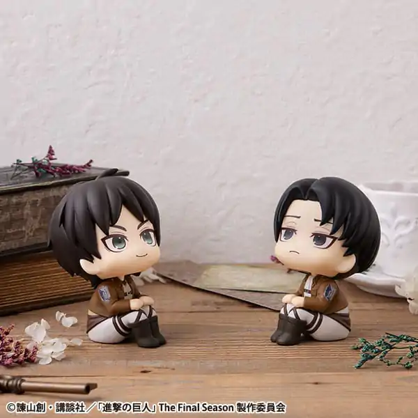 Attack on Titan Look Up PVC Statuetka Eren Jaeger & Levi Zestaw (z prezentem) 11 cm zdjęcie produktu