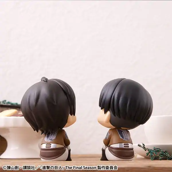 Attack on Titan Look Up PVC Statuetka Eren Jaeger & Levi Zestaw (z prezentem) 11 cm zdjęcie produktu