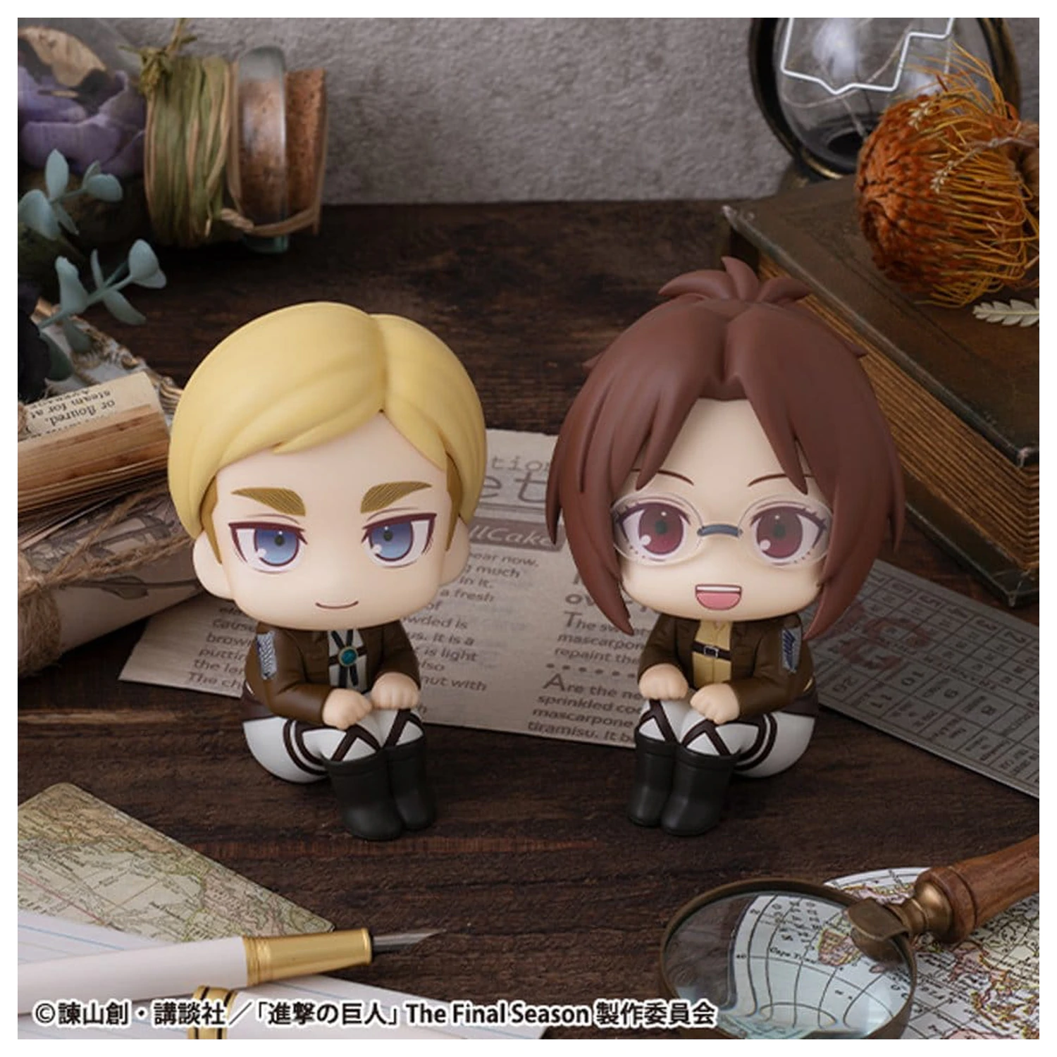 Attack on Titan Look Up PVC Statues Hange Zoe & Erwin Smith (z prezentem) 11 cm zdjęcie produktu