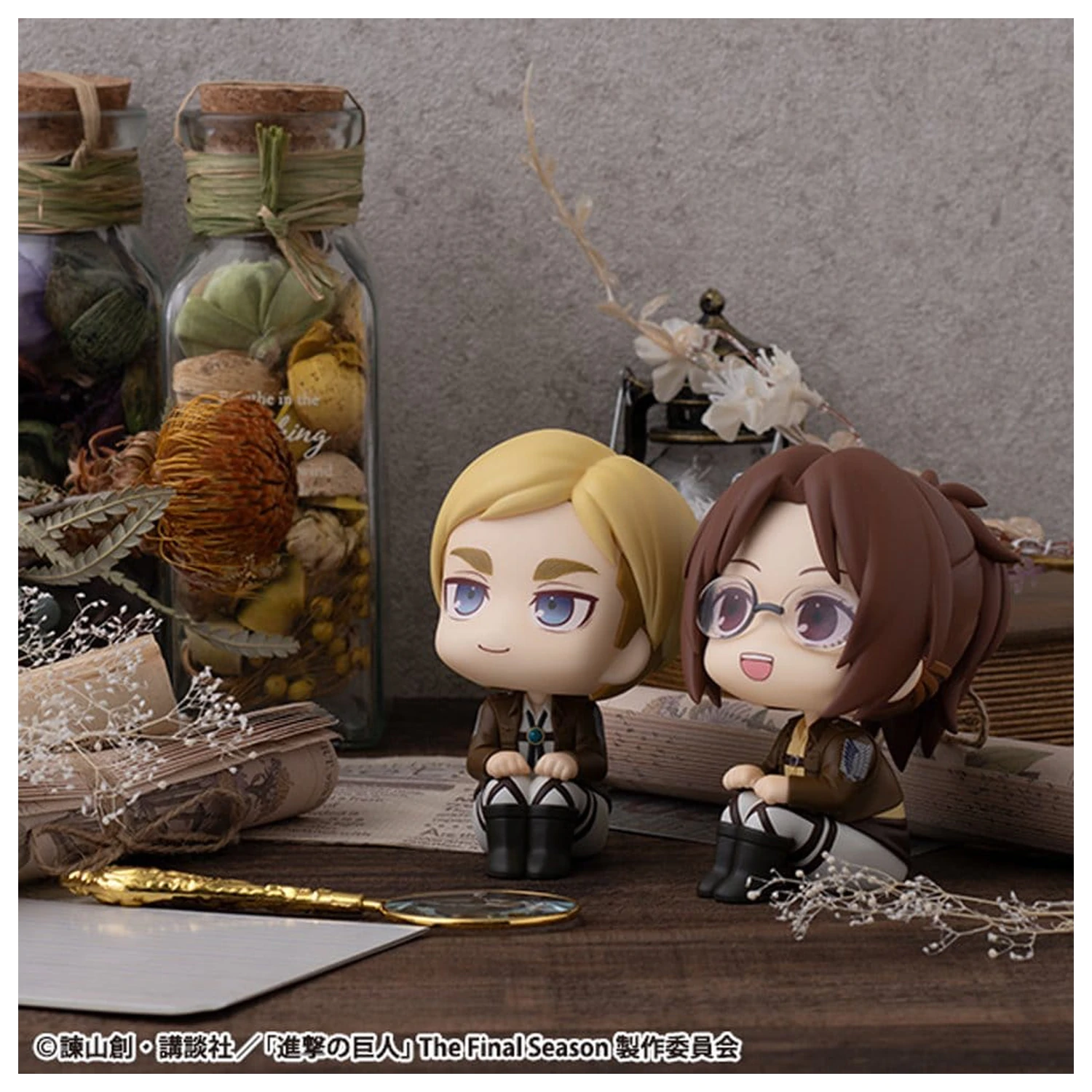 Attack on Titan Look Up PVC Statues Hange Zoe & Erwin Smith (z prezentem) 11 cm zdjęcie produktu