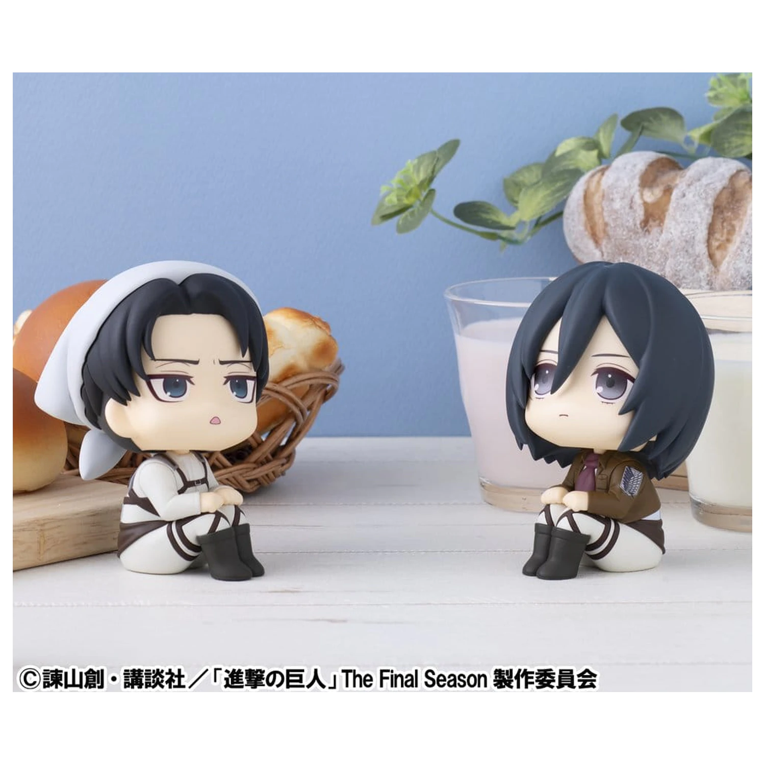 Attack on Titan Look Up PVC figurki Levi Cleaning up Ver. & Mikasa Ackerman (z prezentem) 11 cm zdjęcie produktu