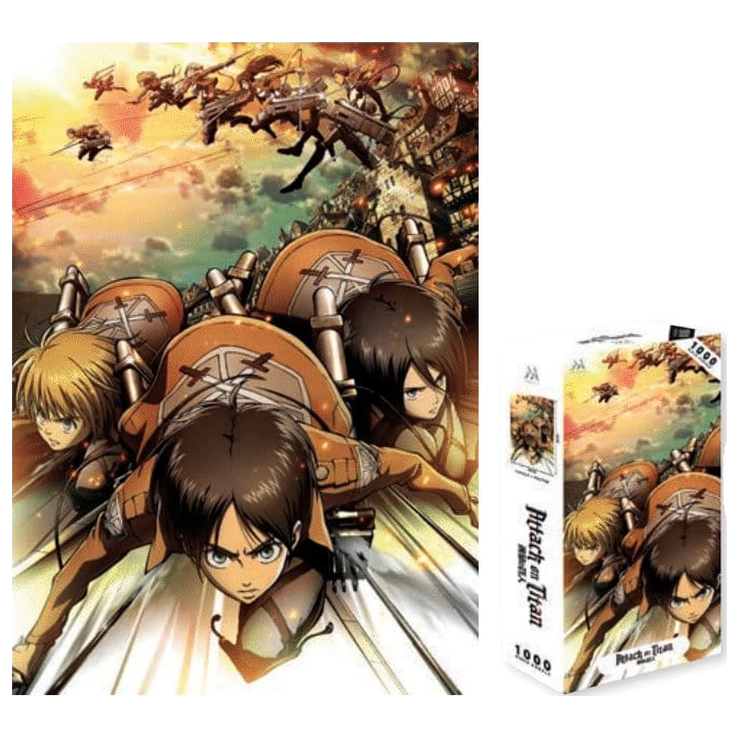 Attack on Titan puzzle (1000 elementów) zdjęcie produktu