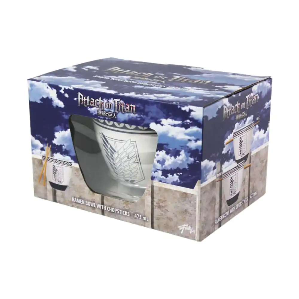 Attack on Titan Miska Ramen z Pałeczkami Emblem 473 ml zdjęcie produktu