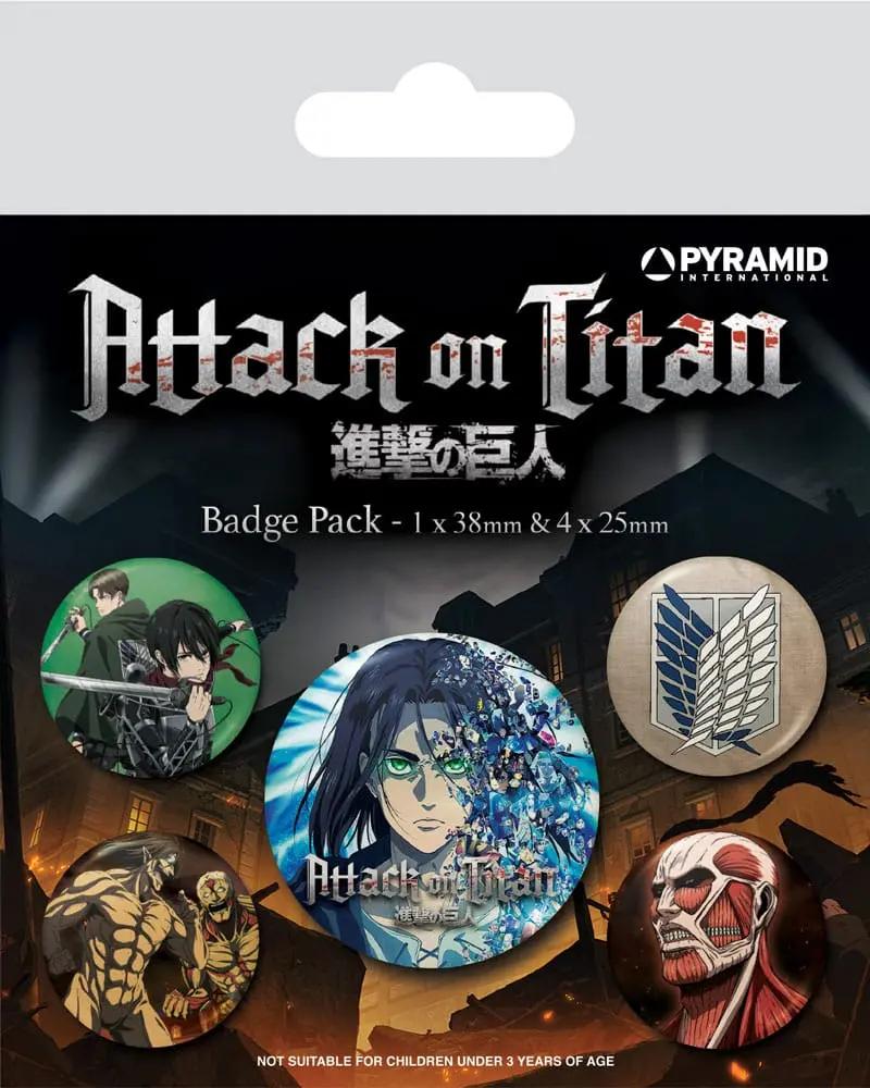 Attack on Titan przypinki (5-Pack) Sezon 4 zdjęcie produktu