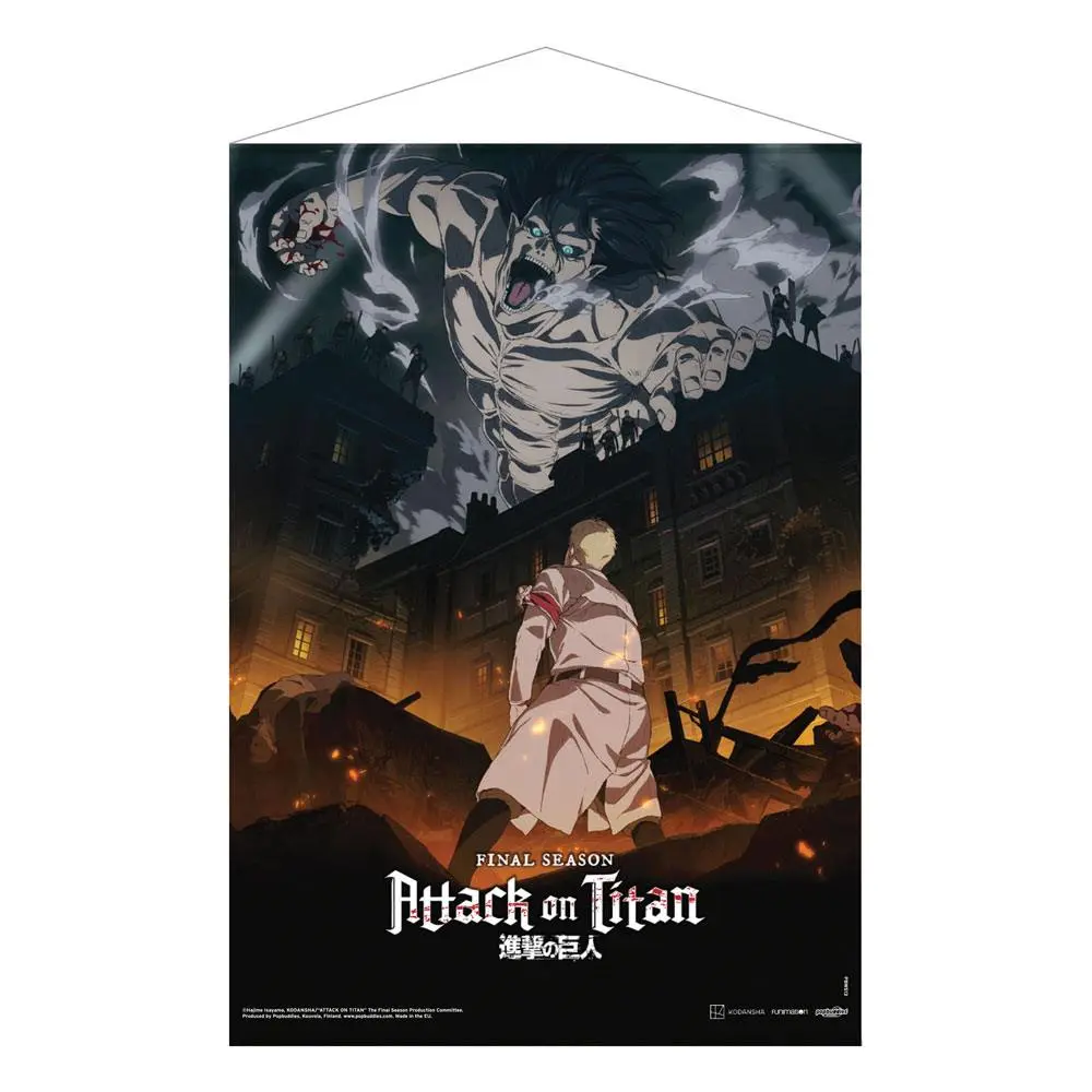Attack on Titan: The Final Season Wallscroll Part 1 Key Visual 1 50 x 70 cm zdjęcie produktu