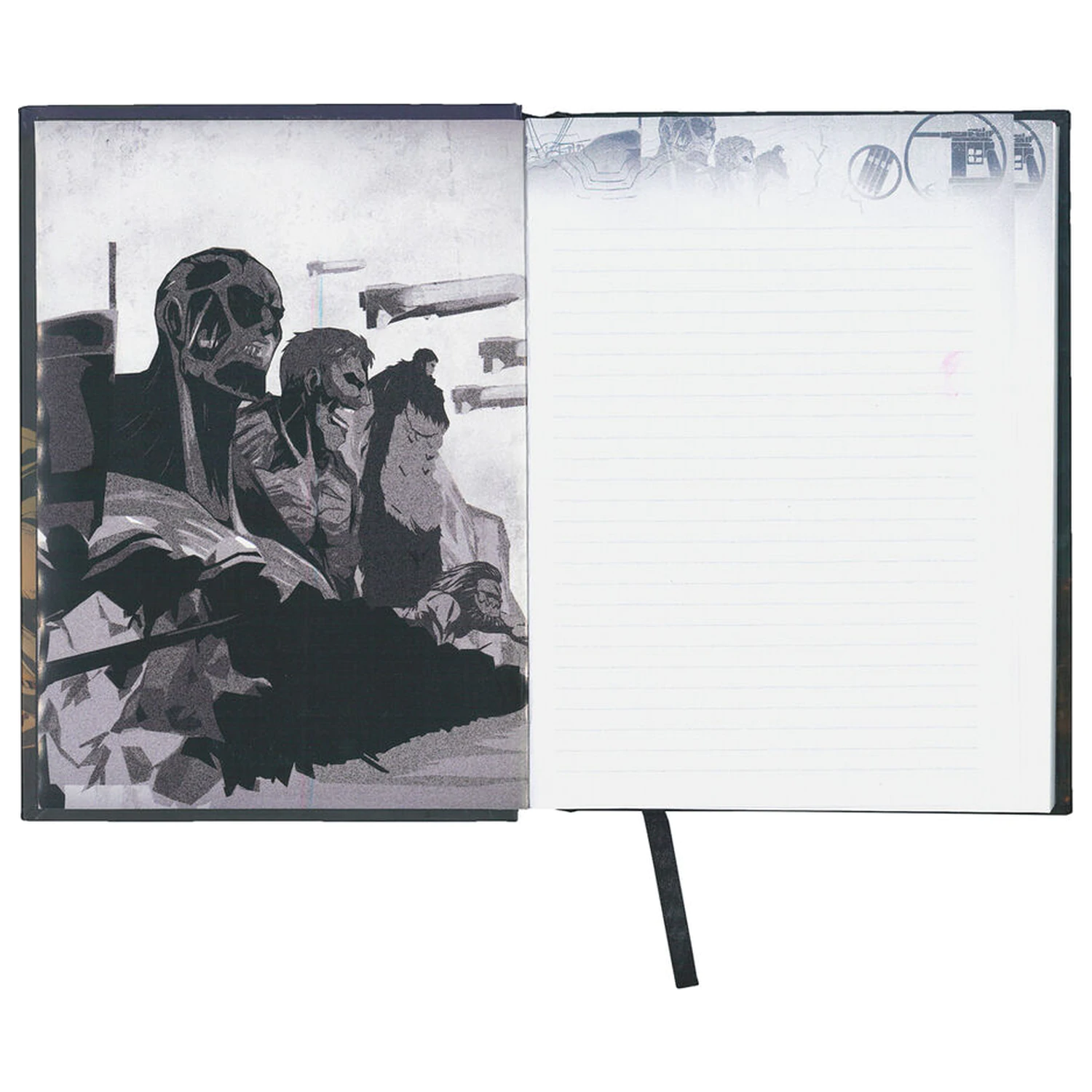 Attack on Titans Strugglen Notatnik ze światłem zdjęcie produktu