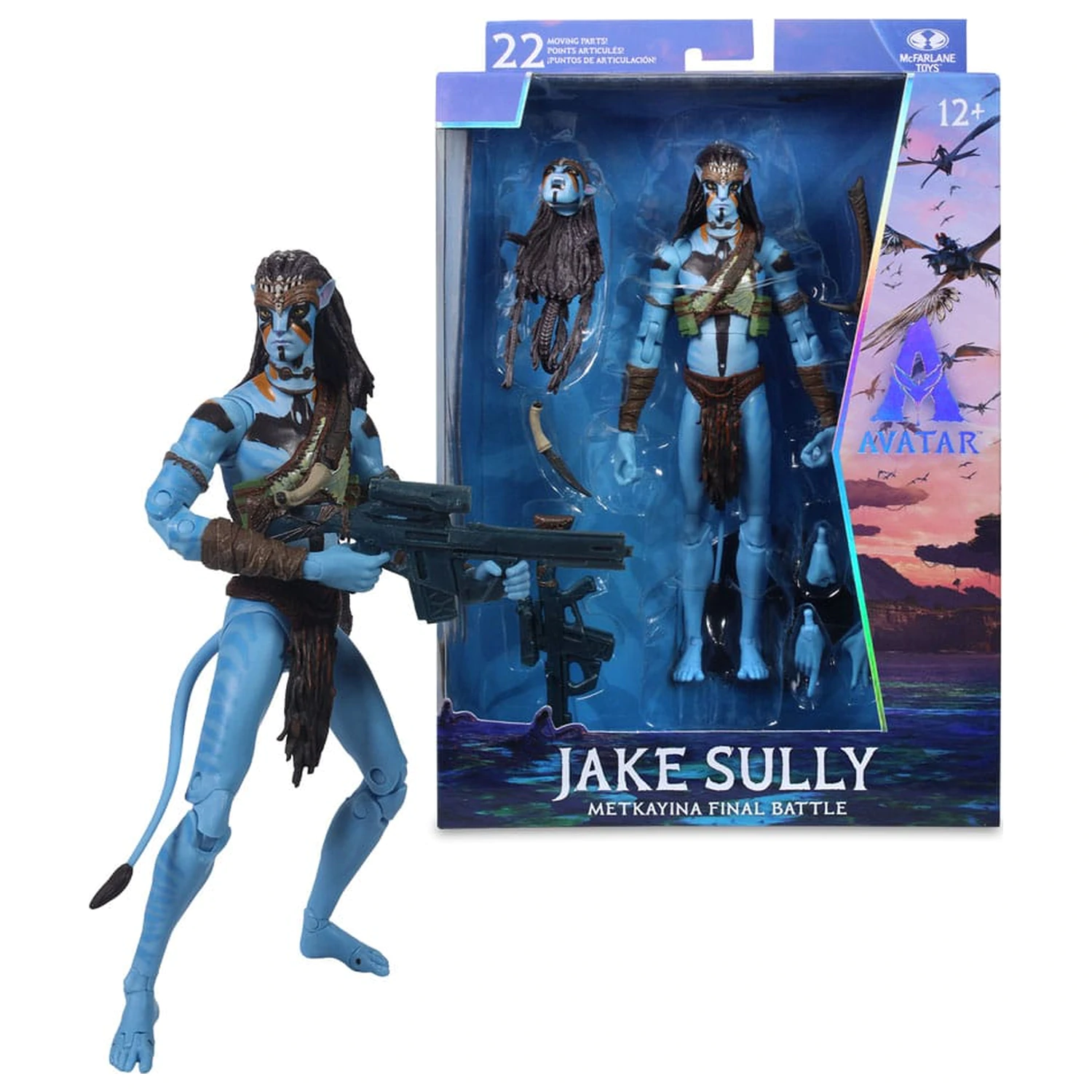 Avatar: Fire and Ash figurka akcji Jake Sully (Metkayina Final Battle) 18 cm zdjęcie produktu