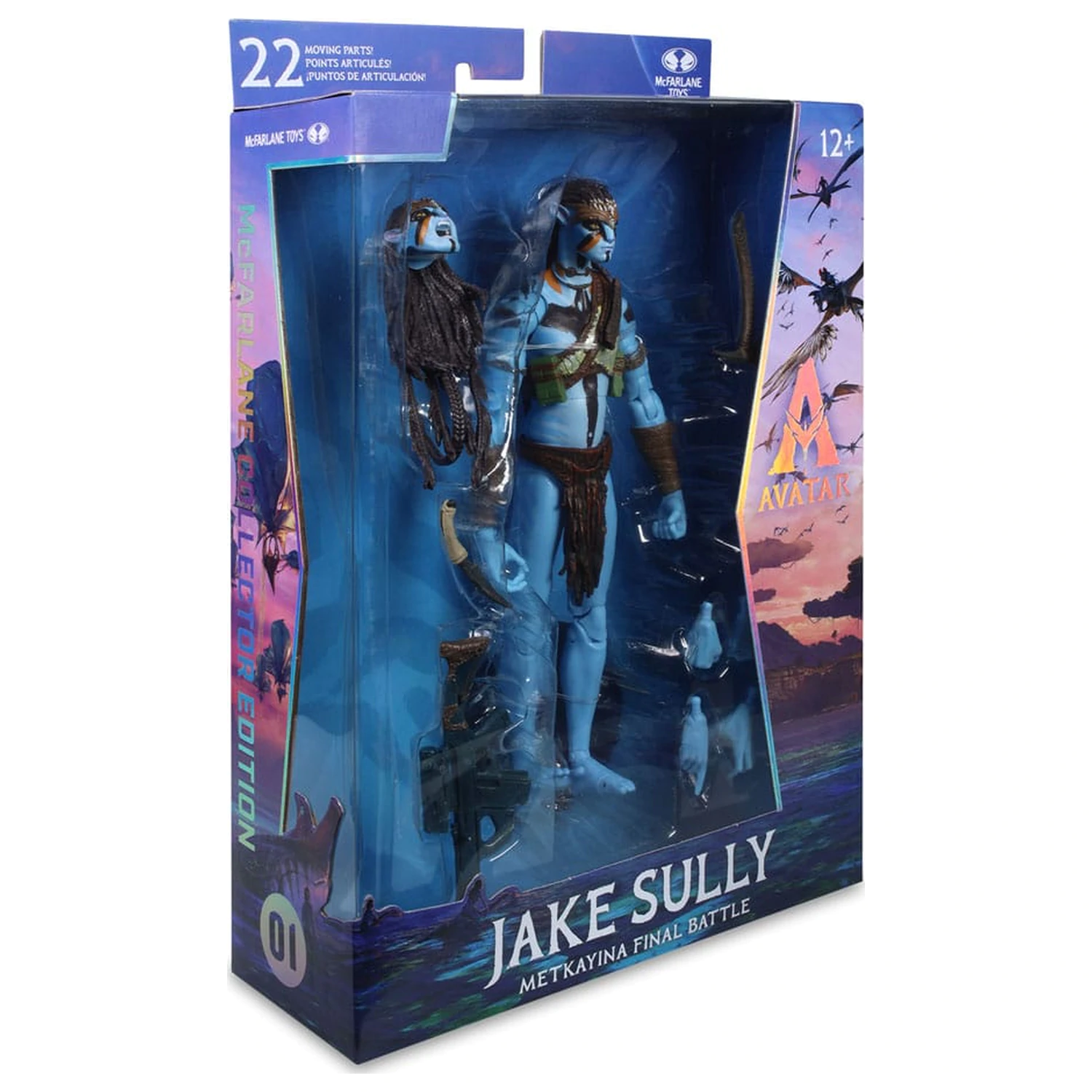 Avatar: Fire and Ash figurka akcji Jake Sully (Metkayina Final Battle) 18 cm zdjęcie produktu