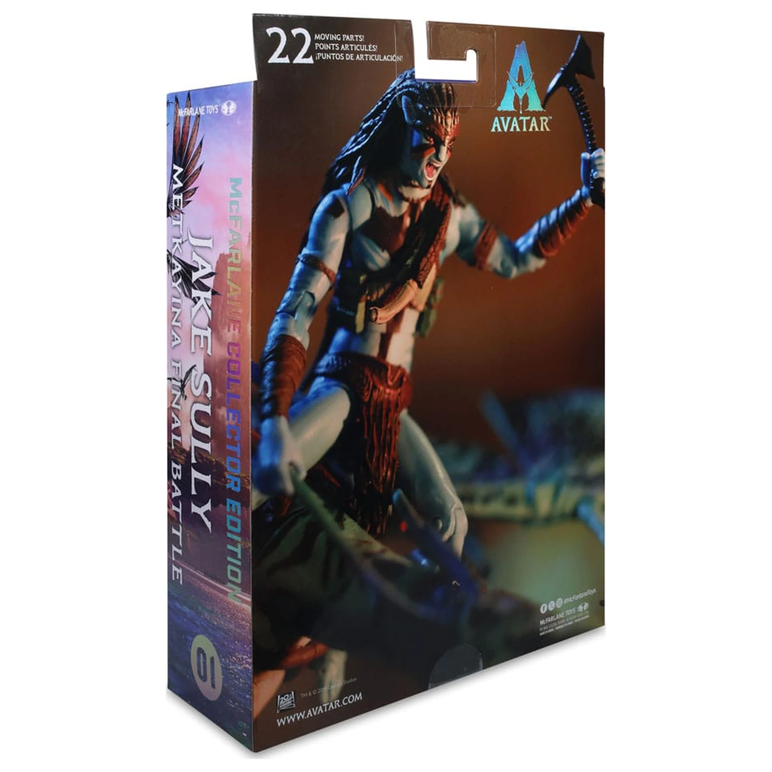 Avatar: Fire and Ash figurka akcji Jake Sully (Metkayina Final Battle) 18 cm zdjęcie produktu