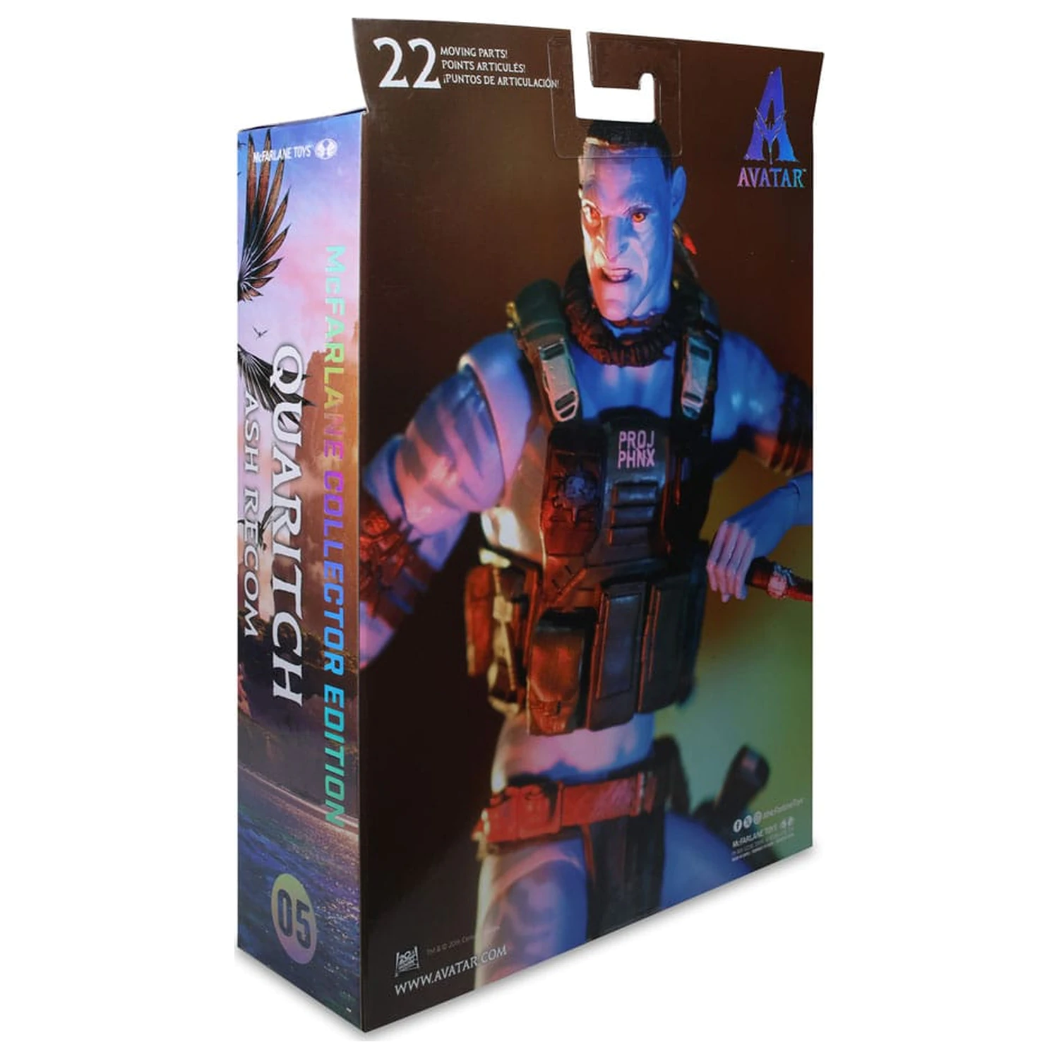 Avatar: Ogień i Popiół figurka akcji Quaritch (Popielny Recom) (Gold Label) 18 cm zdjęcie produktu