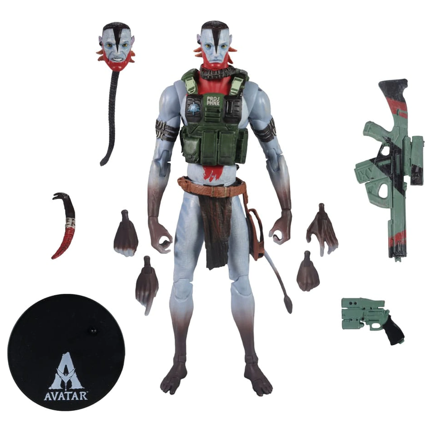 Avatar: Ogień i Popiół figurka akcji Recom Quaritch (Popielny Wojownik) 18 cm zdjęcie produktu
