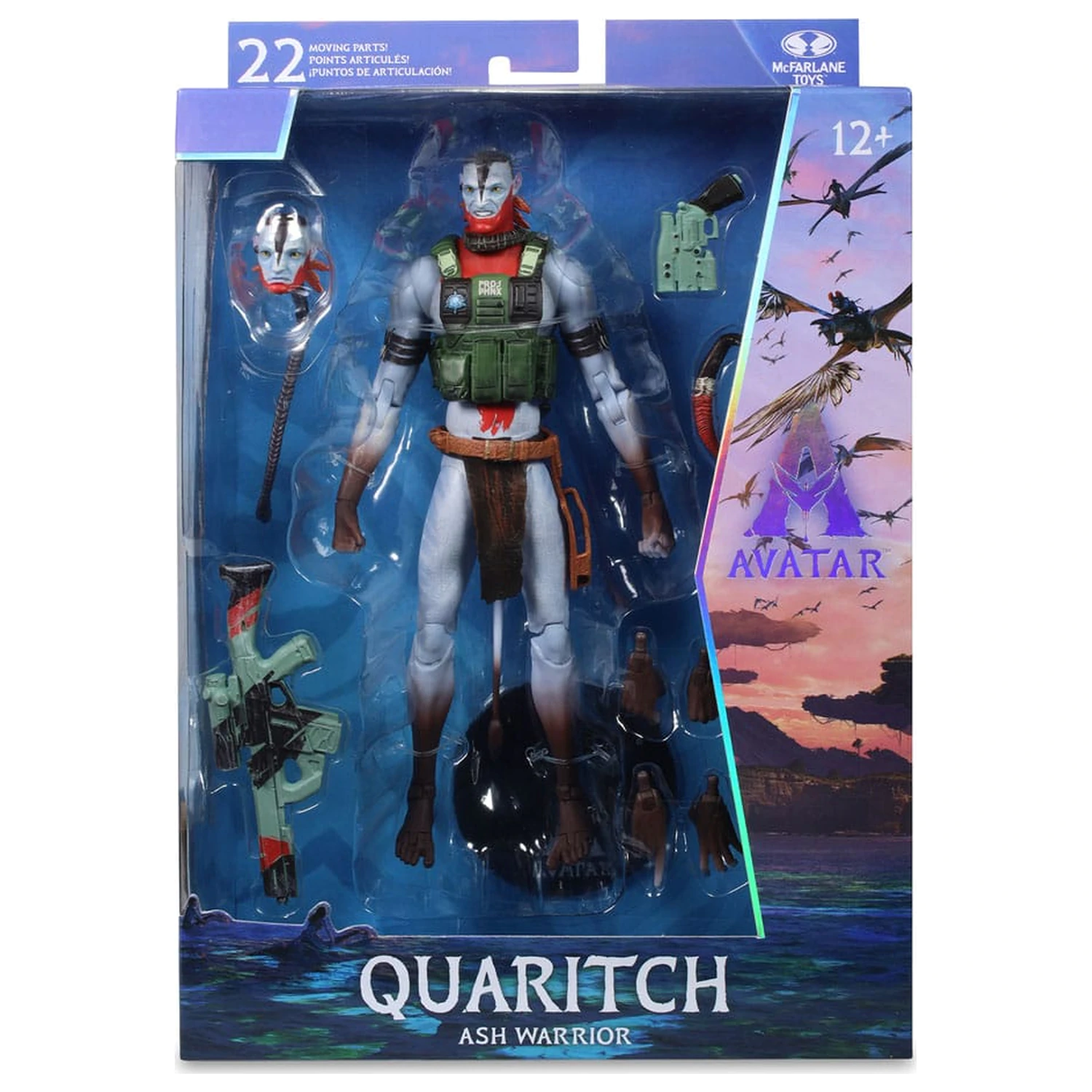 Avatar: Ogień i Popiół figurka akcji Recom Quaritch (Popielny Wojownik) 18 cm zdjęcie produktu