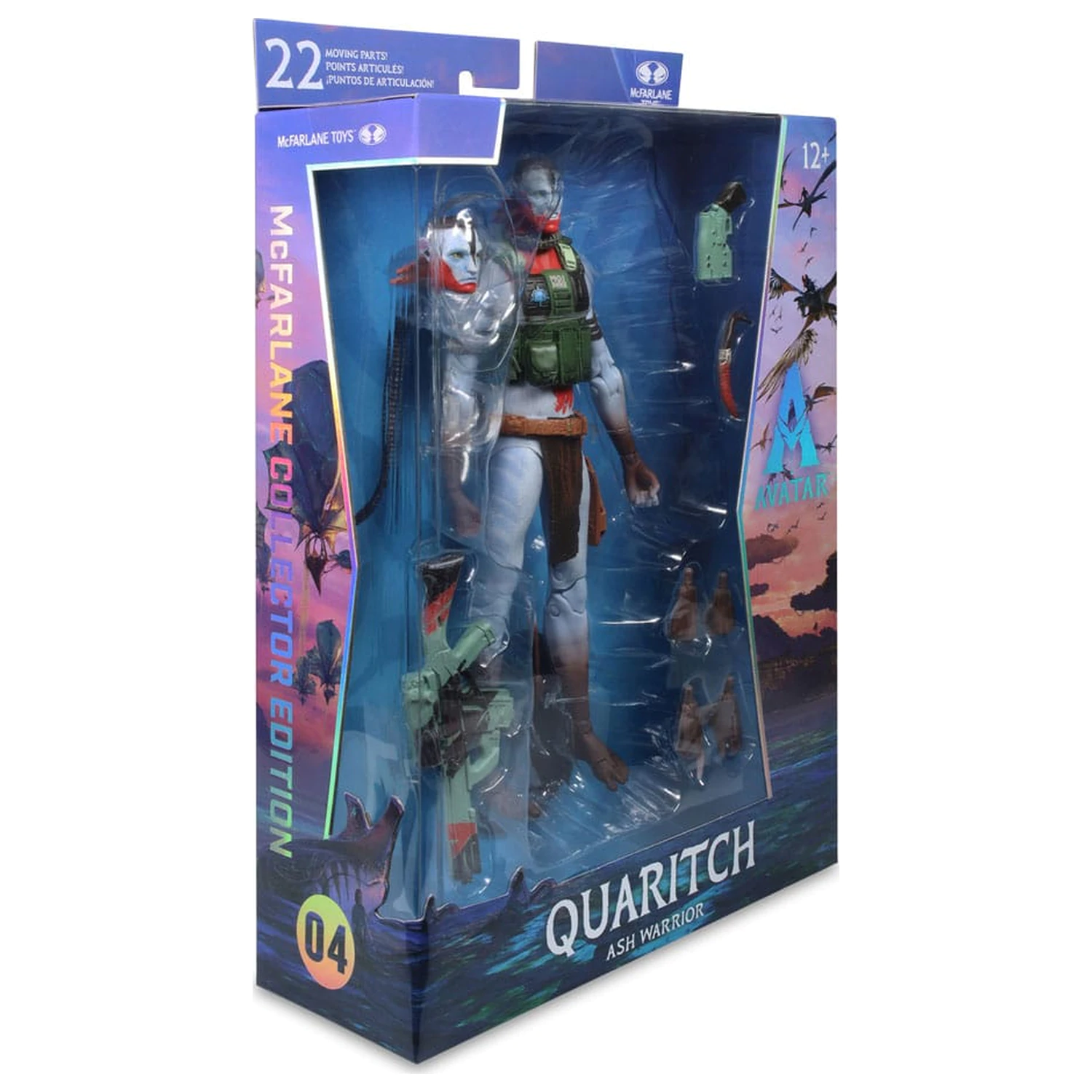 Avatar: Ogień i Popiół figurka akcji Recom Quaritch (Popielny Wojownik) 18 cm zdjęcie produktu