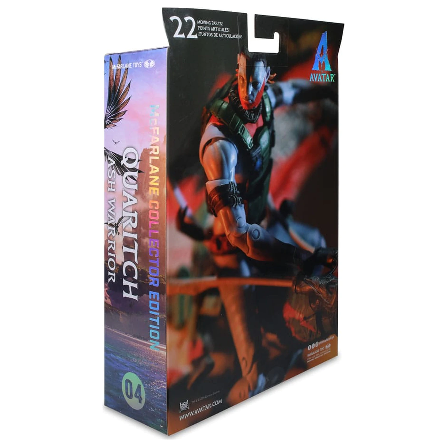 Avatar: Ogień i Popiół figurka akcji Recom Quaritch (Popielny Wojownik) 18 cm zdjęcie produktu