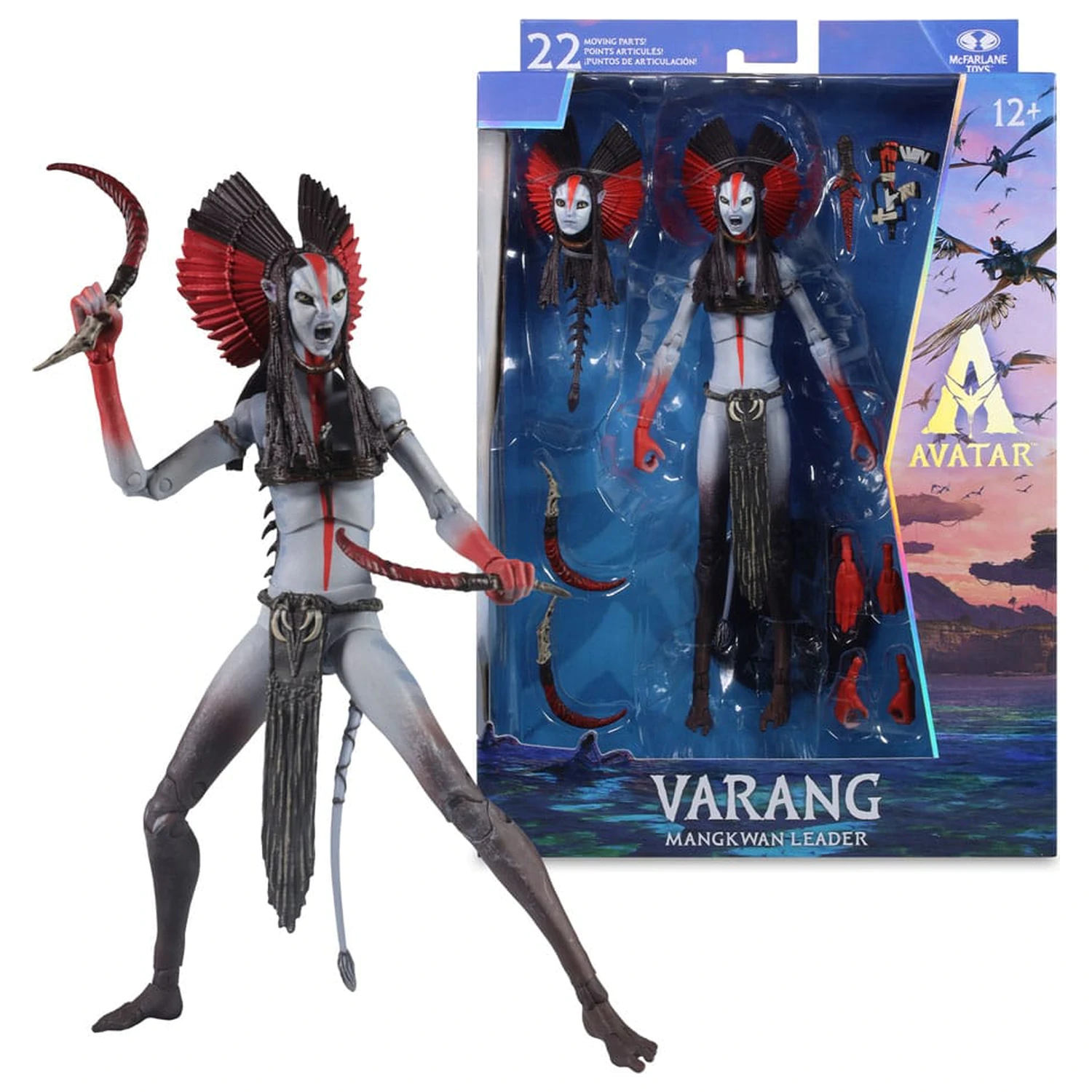 Avatar: Fire and Ash Figurka Akcji Varang (Przywódca Mangkwan) 18 cm zdjęcie produktu