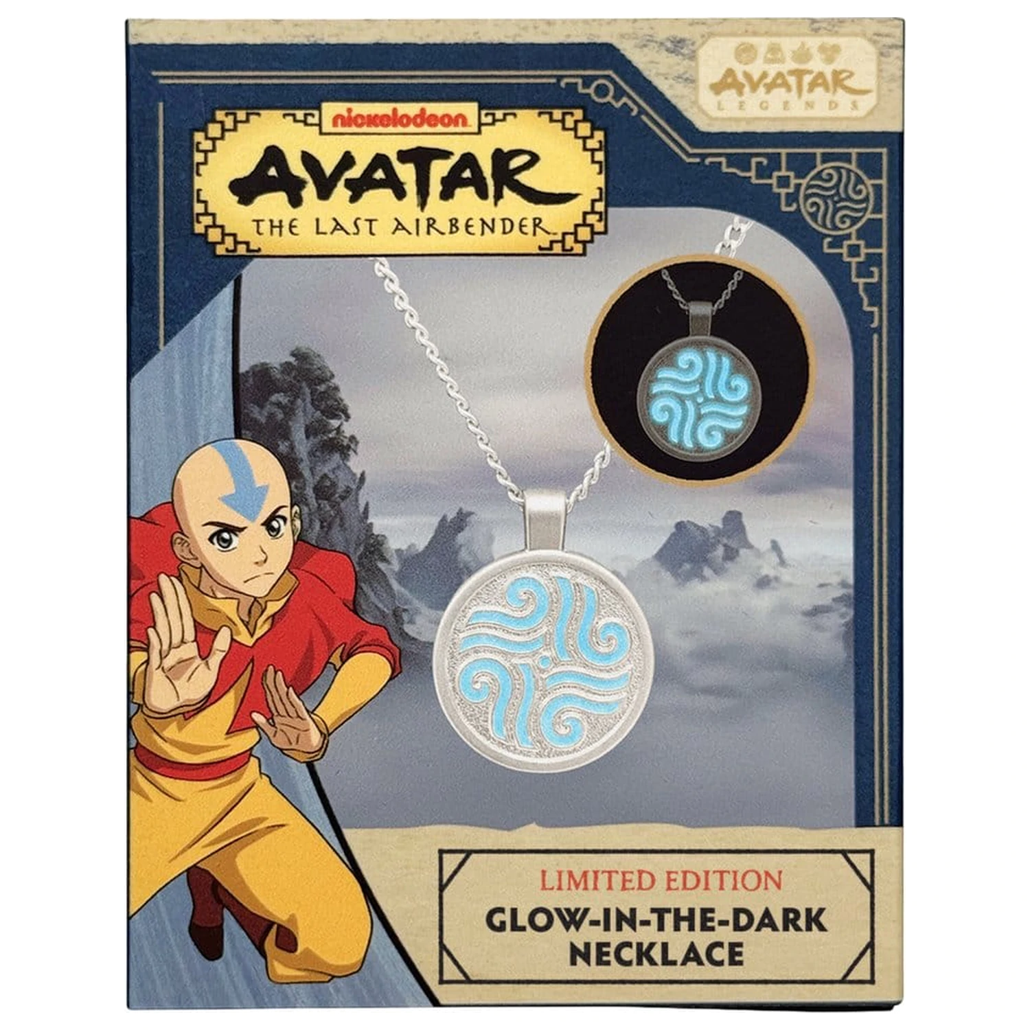Avatar: The Last Airbender Limitowana Edycja Świecący w Ciemności Naszyjnik z Żywiołami zdjęcie produktu