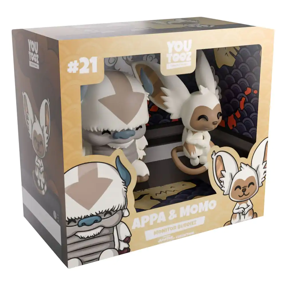 Avatar: The Last Airbender Figurki winylowe Appa i Momo Monitor Buddiez 5 cm zdjęcie produktu