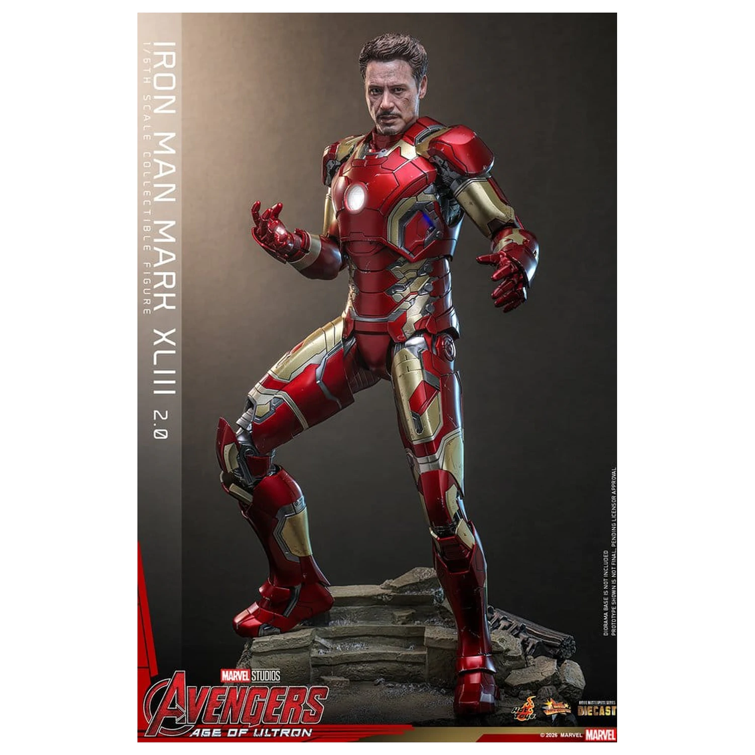Avengers: Age of Ultron Movie Masterpiece Diecast Figurka Akcji 1/6 Iron Man Mark XLIII (2.0) 32 cm zdjęcie produktu