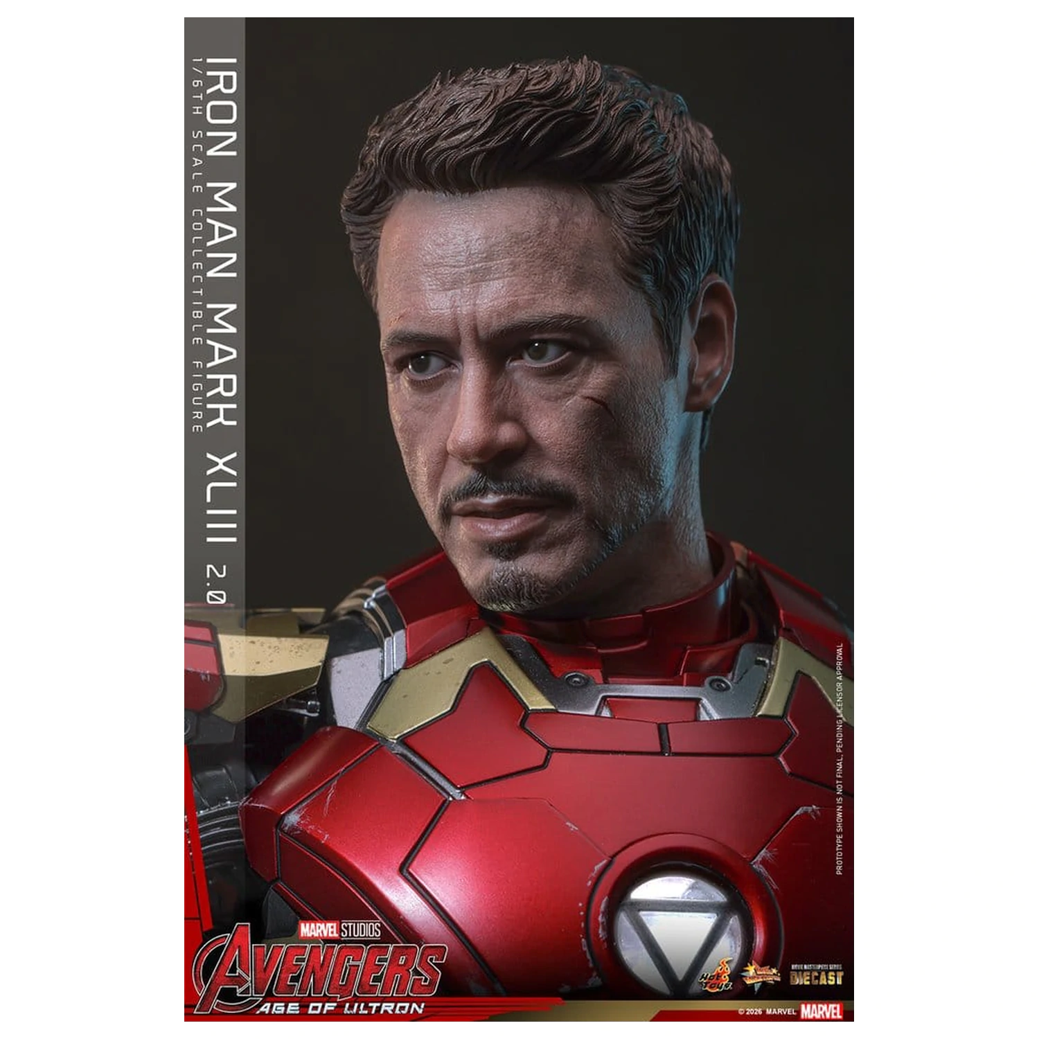Avengers: Age of Ultron Movie Masterpiece Diecast Figurka Akcji 1/6 Iron Man Mark XLIII (2.0) 32 cm zdjęcie produktu