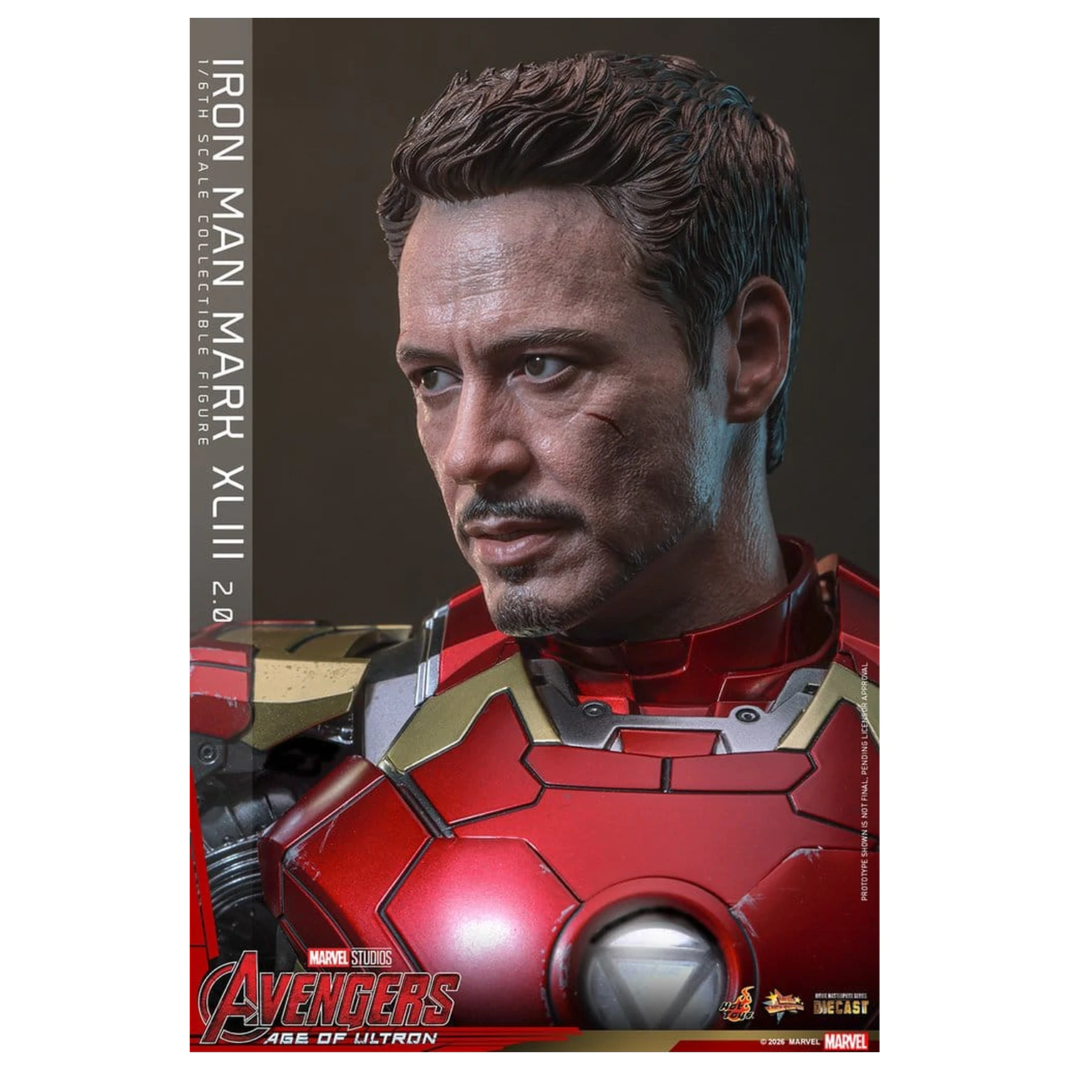 Avengers: Age of Ultron Movie Masterpiece Diecast Figurka Akcji 1/6 Iron Man Mark XLIII (2.0) 32 cm zdjęcie produktu