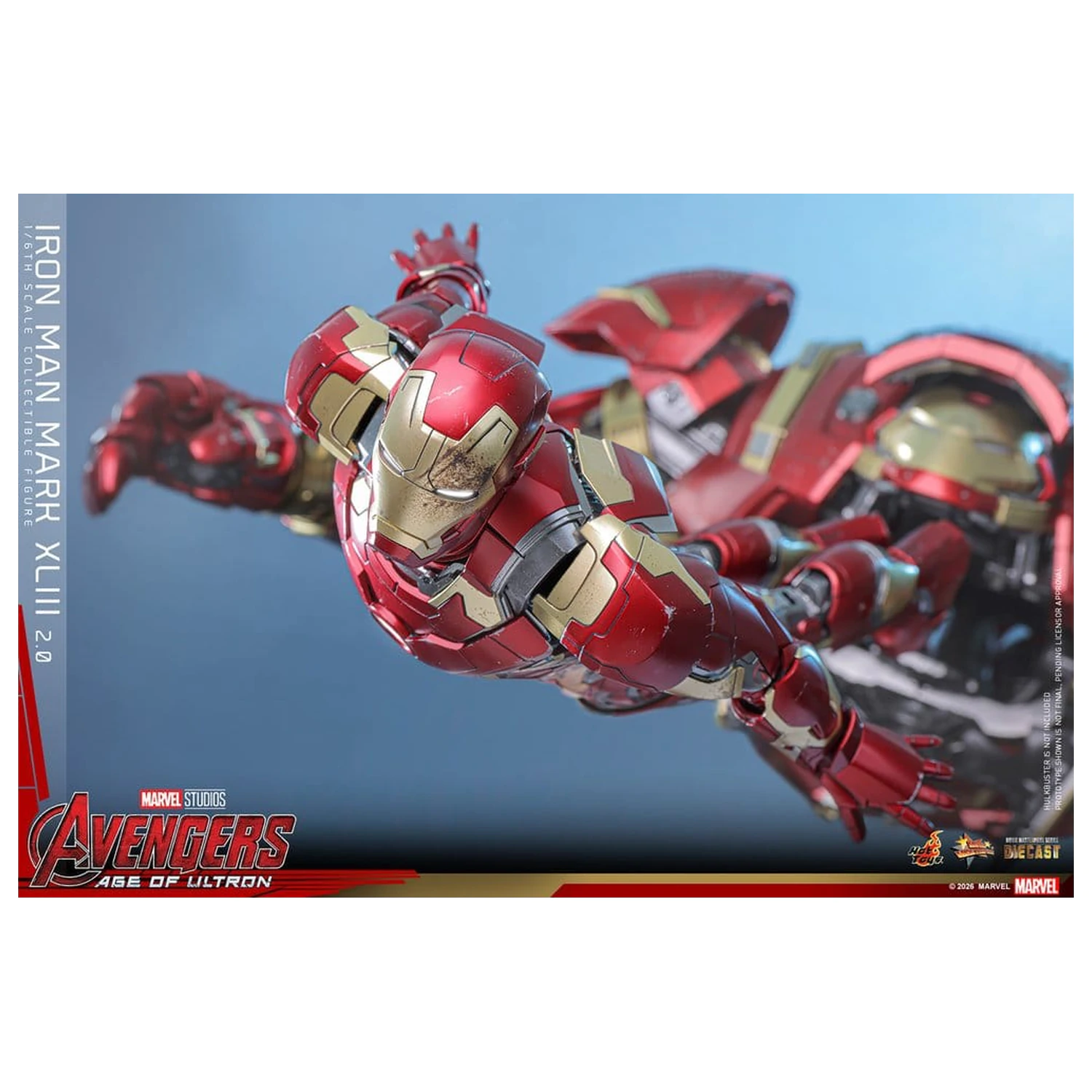 Avengers: Age of Ultron Movie Masterpiece Diecast Figurka Akcji 1/6 Iron Man Mark XLIII (2.0) 32 cm zdjęcie produktu
