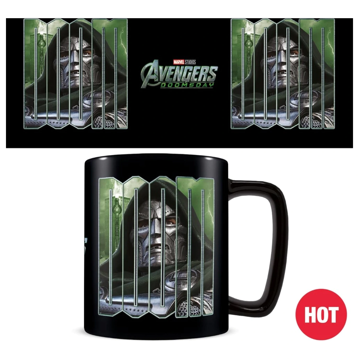Avengers Doomsday Doctor Doom Kubek Zmieniający Kolor Pod Wpływem Ciepła zdjęcie produktu