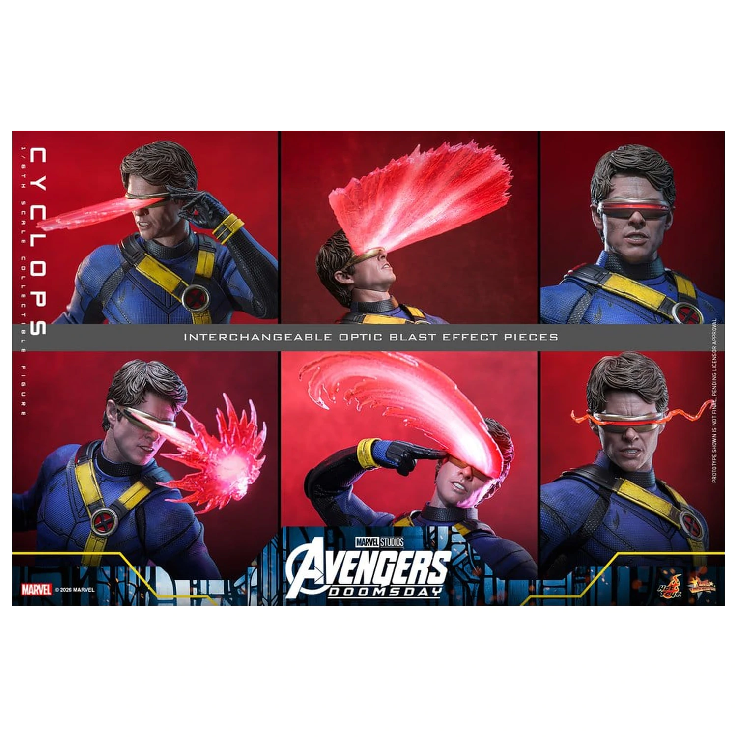 Avengers: Doomsday Movie Masterpiece figurka akcji 1/6 Cyclops 30 cm zdjęcie produktu