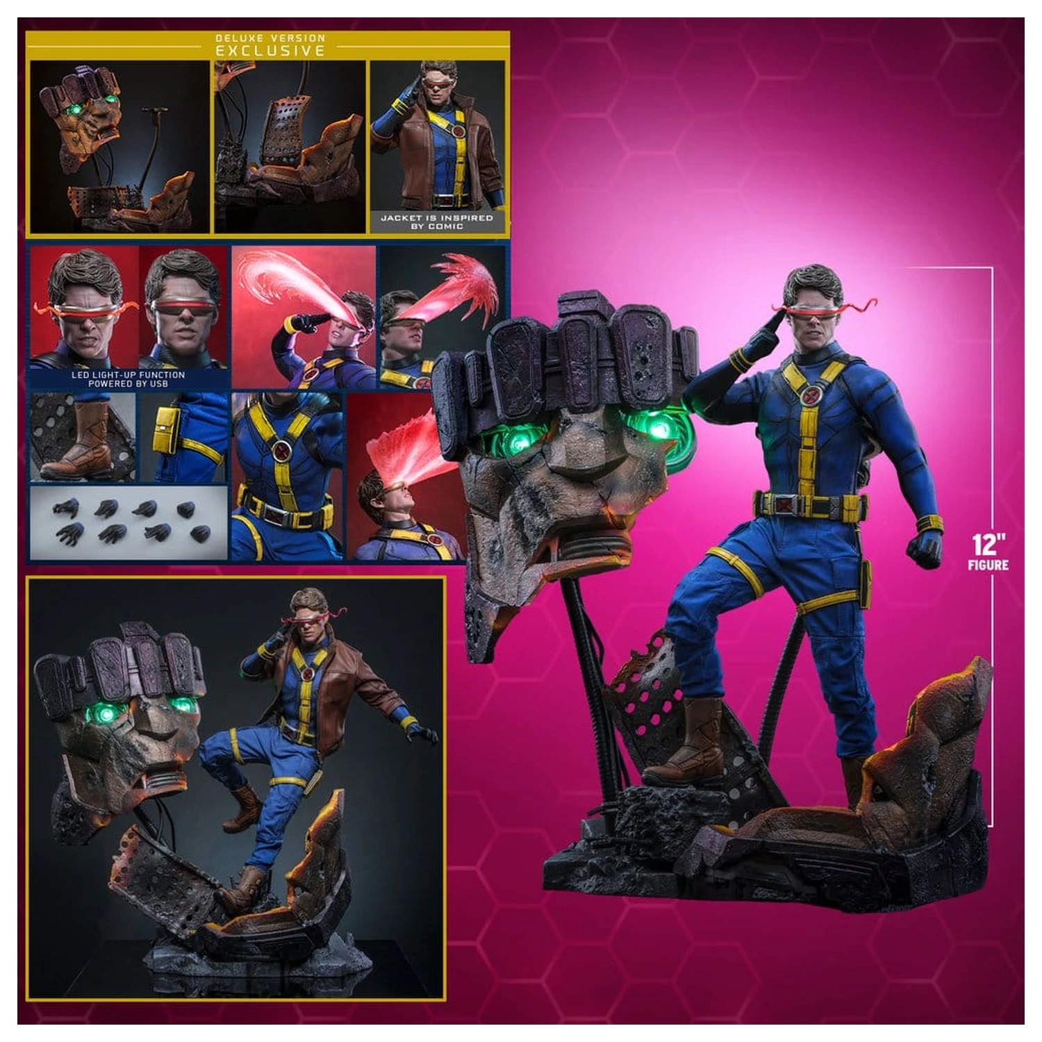 Avengers: Doomsday Movie Masterpiece figurka akcji 1/6 Cyclops (Deluxe Version) 30 cm zdjęcie produktu