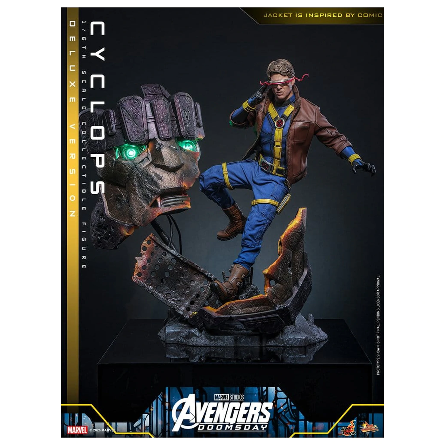 Avengers: Doomsday Movie Masterpiece figurka akcji 1/6 Cyclops (Deluxe Version) 30 cm zdjęcie produktu