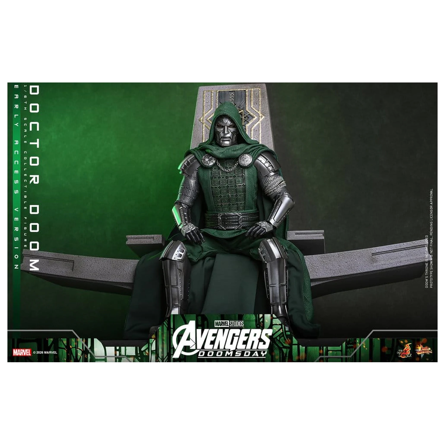 Avengers: Doomsday Movie Masterpiece figurka akcji 1/6 Doctor Doom 31 cm zdjęcie produktu