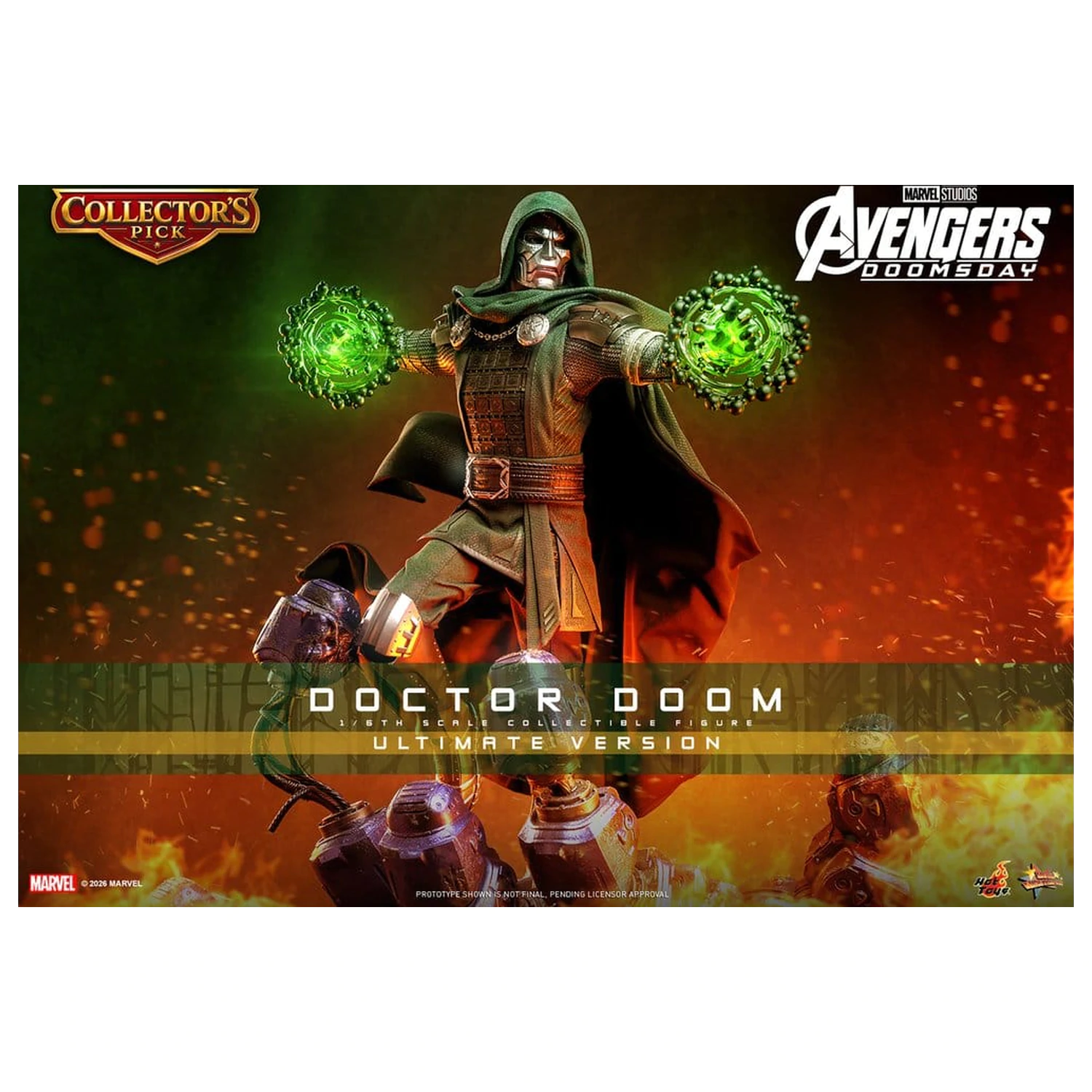Avengers: Doomsday Movie Masterpiece figurka akcji 1/6 Doctor Doom (Ultimate Version) 31 cm zdjęcie produktu