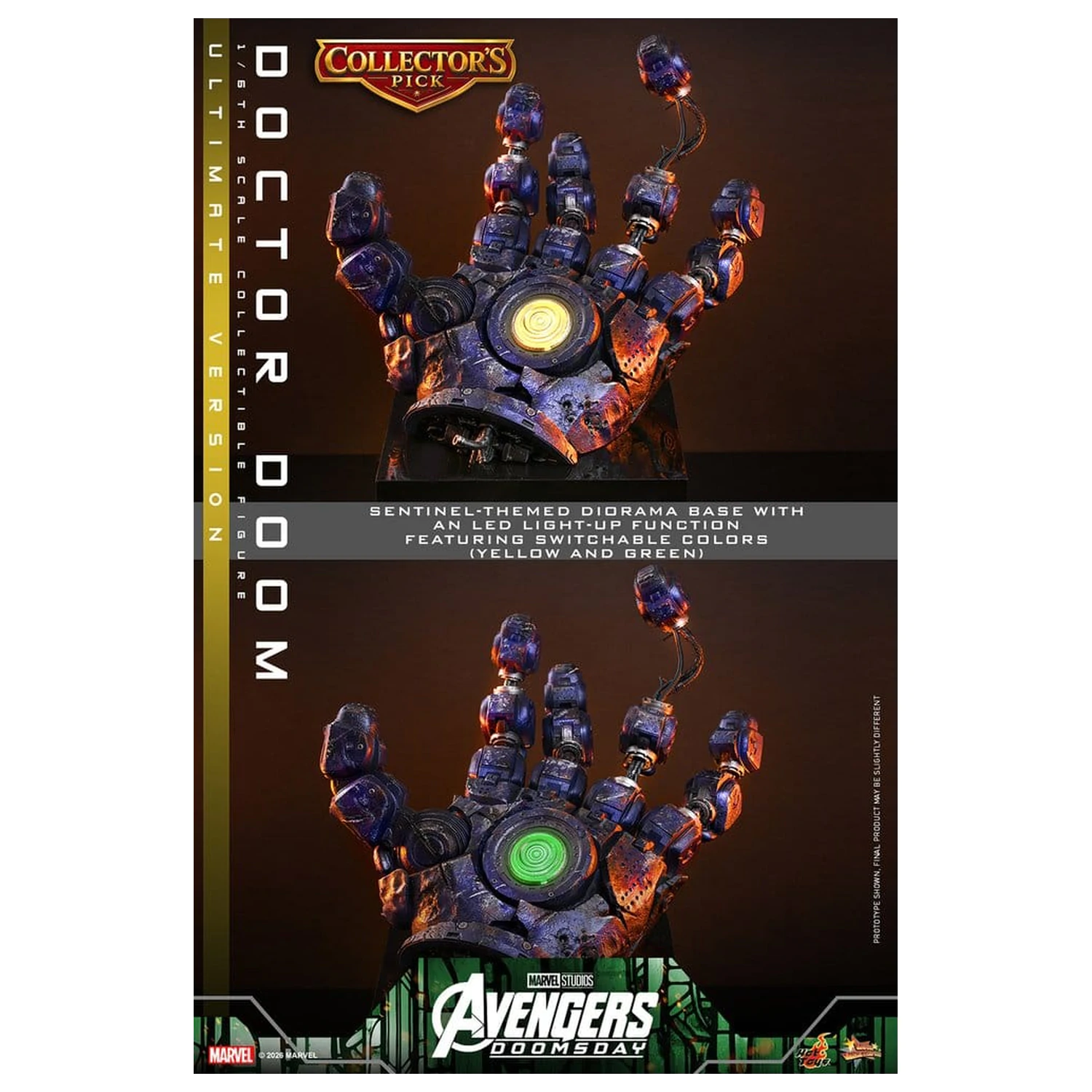 Avengers: Doomsday Movie Masterpiece figurka akcji 1/6 Doctor Doom (Ultimate Version) 31 cm zdjęcie produktu