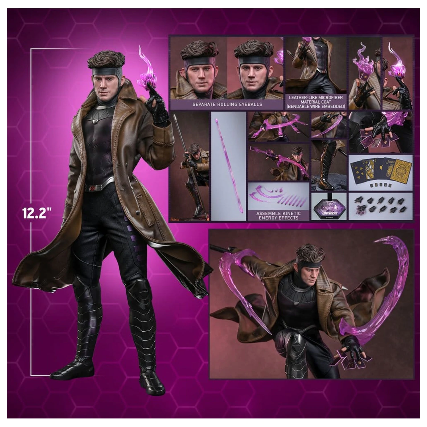 Avengers: Doomsday Movie Masterpiece figurka akcji 1/6 Gambit 31 cm zdjęcie produktu