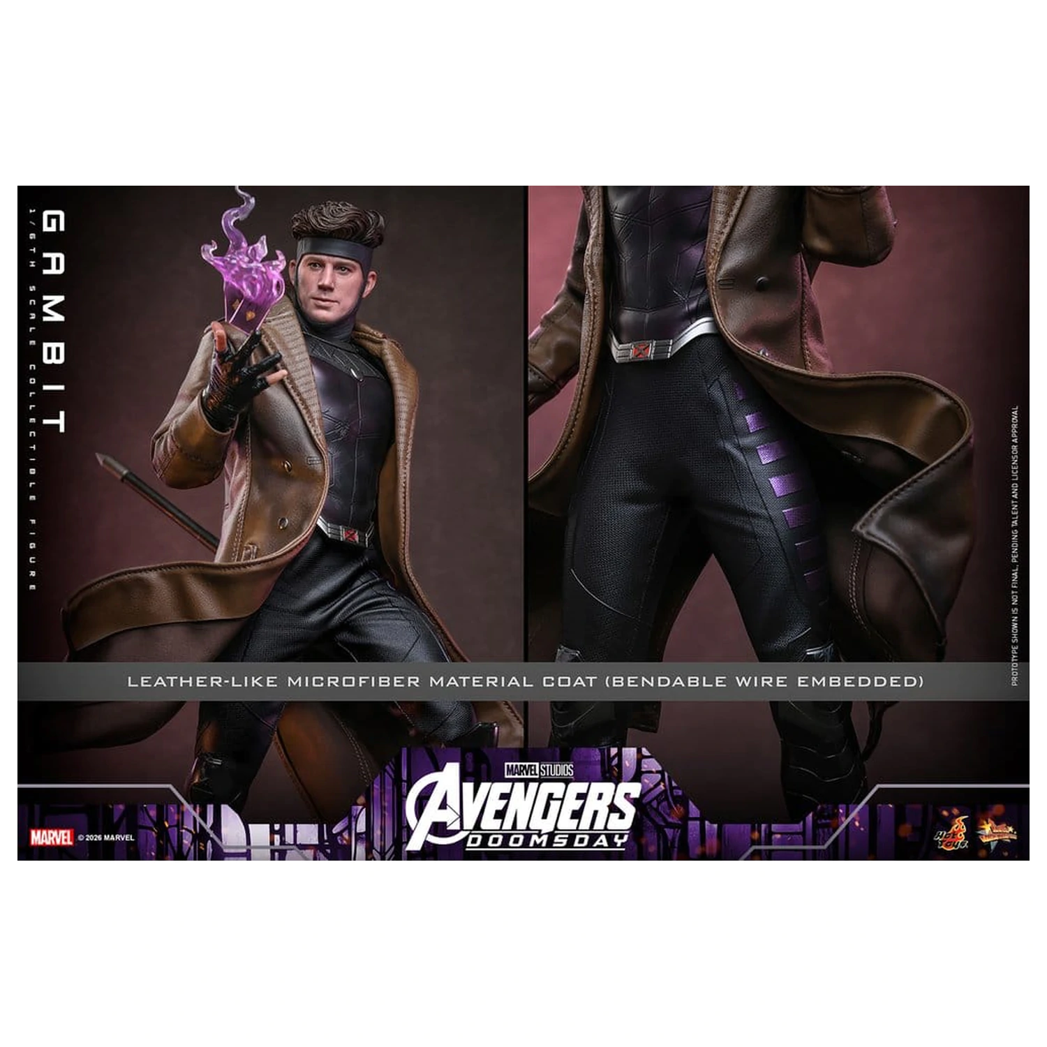 Avengers: Doomsday Movie Masterpiece figurka akcji 1/6 Gambit 31 cm zdjęcie produktu