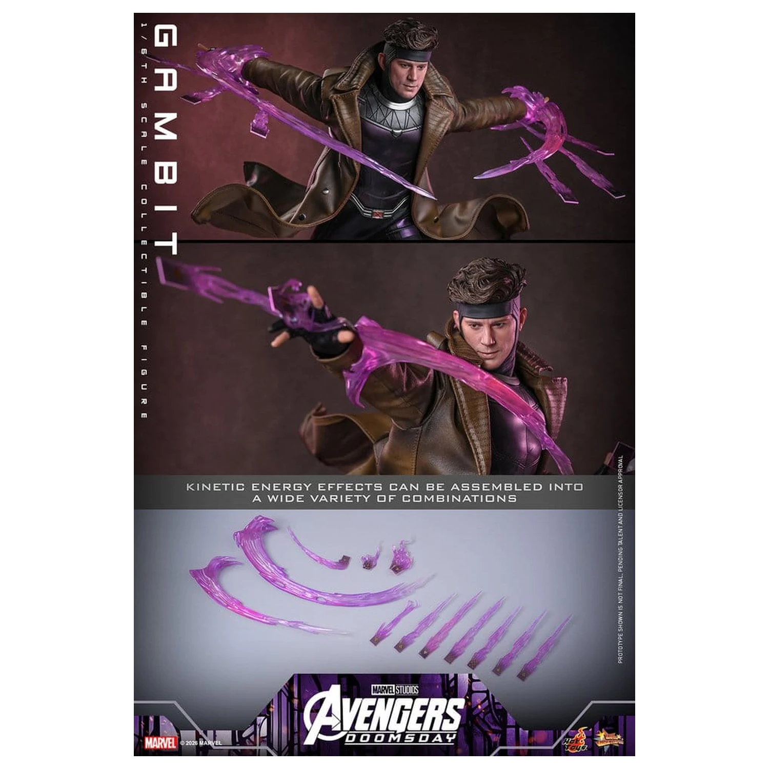 Avengers: Doomsday Movie Masterpiece figurka akcji 1/6 Gambit 31 cm zdjęcie produktu
