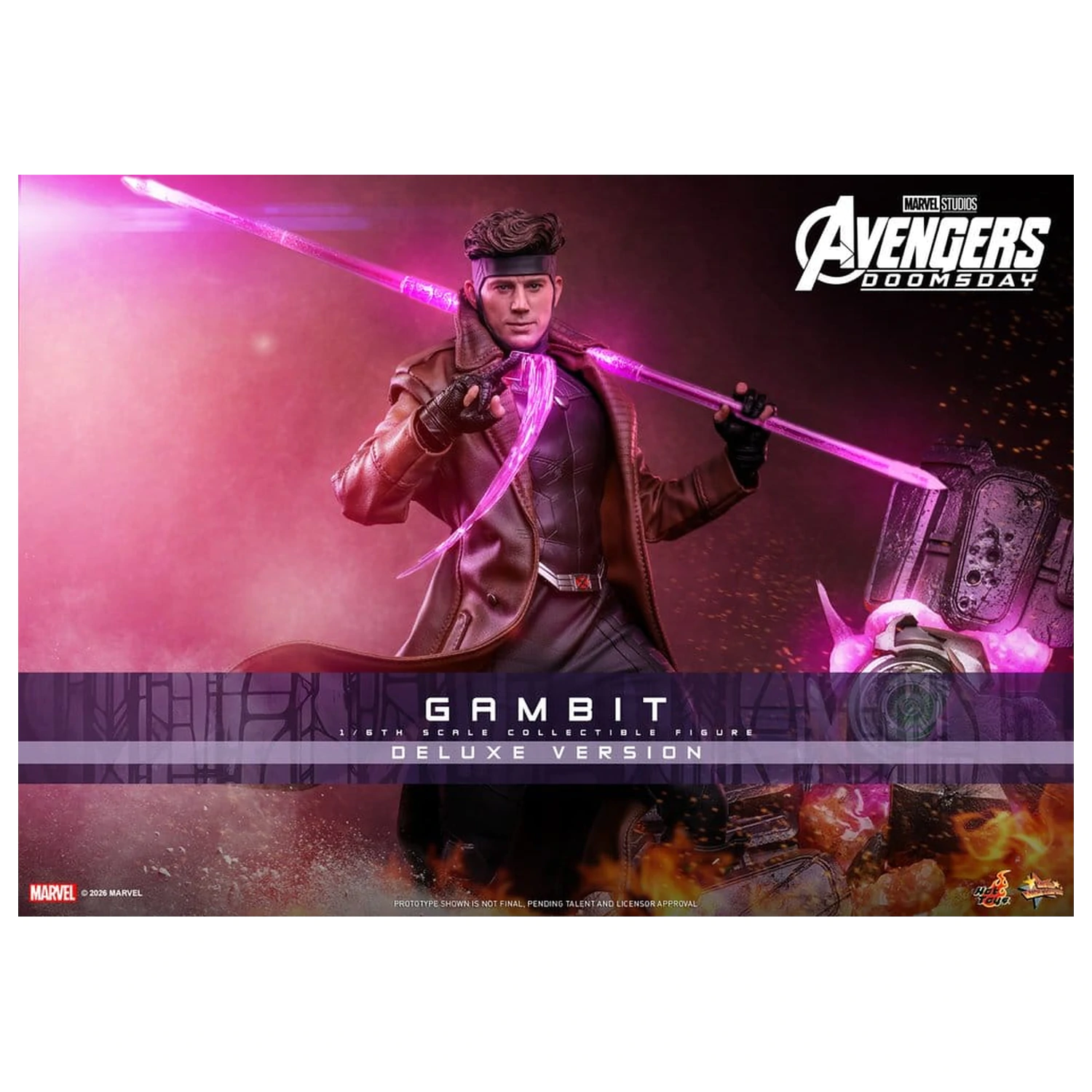 Avengers: Doomsday Movie Masterpiece figurka akcji 1/6 Gambit (Deluxe Version) 31 cm zdjęcie produktu