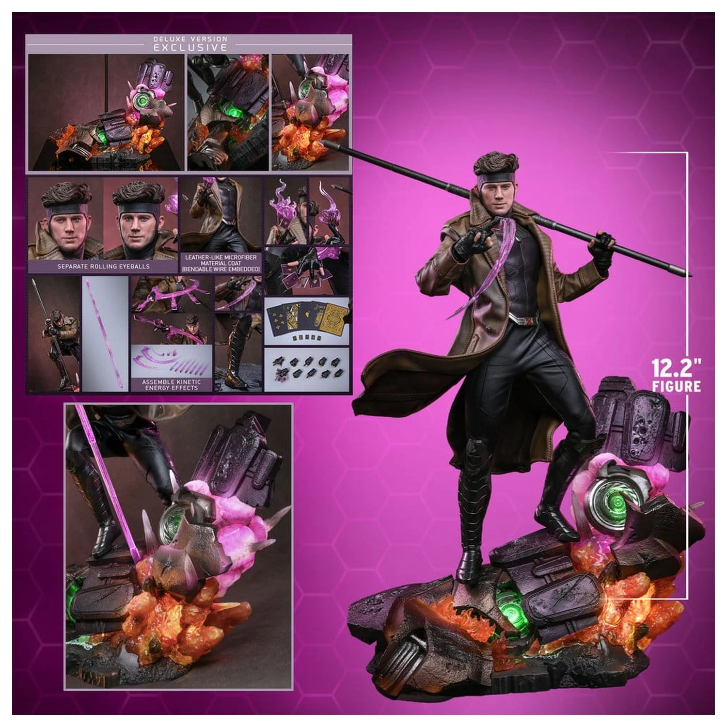 Avengers: Doomsday Movie Masterpiece figurka akcji 1/6 Gambit (Deluxe Version) 31 cm zdjęcie produktu