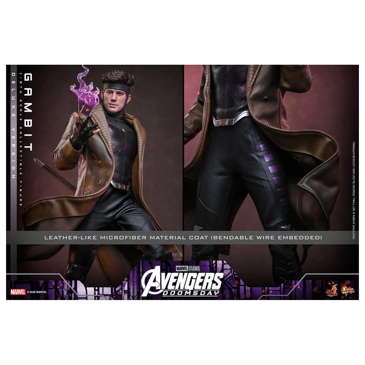 Avengers: Doomsday Movie Masterpiece figurka akcji 1/6 Gambit (Deluxe Version) 31 cm zdjęcie produktu