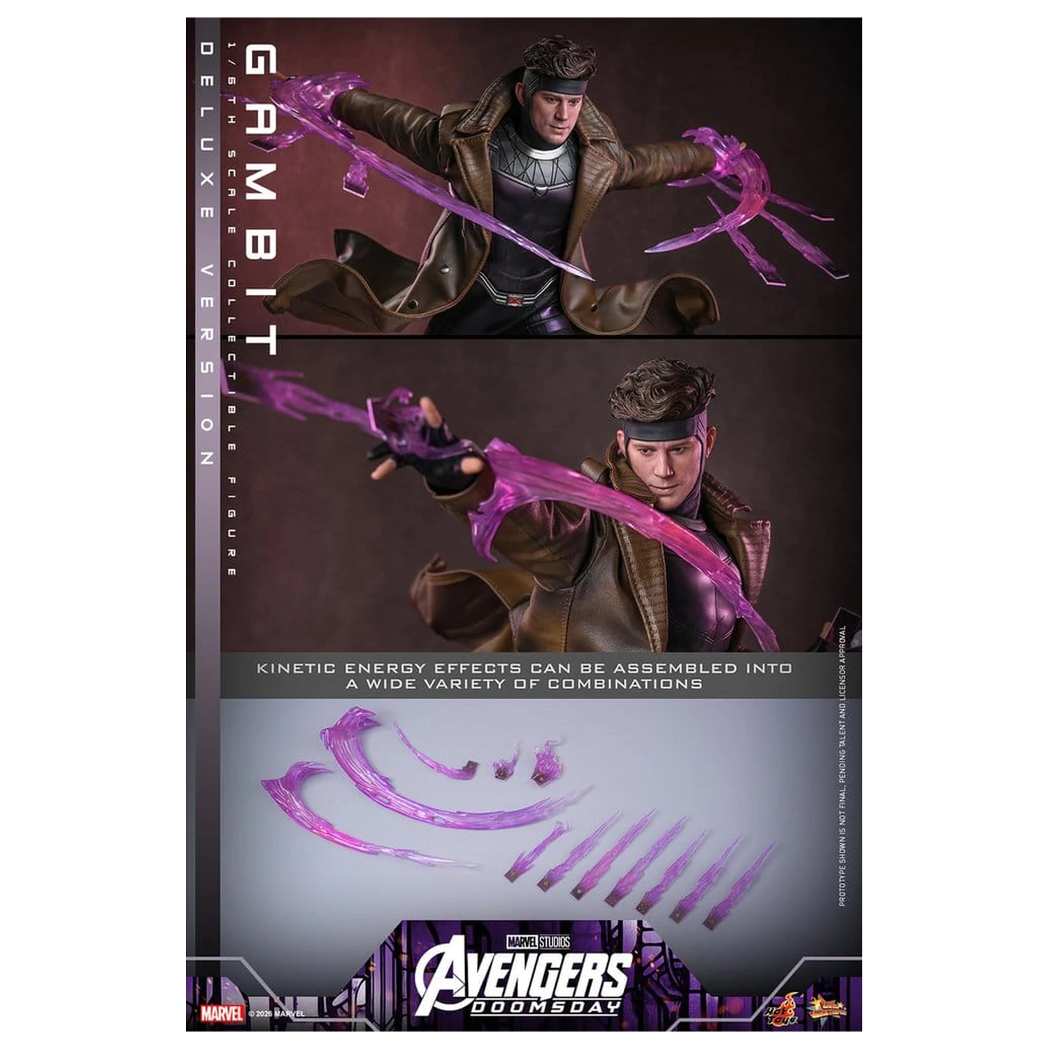 Avengers: Doomsday Movie Masterpiece figurka akcji 1/6 Gambit (Deluxe Version) 31 cm zdjęcie produktu