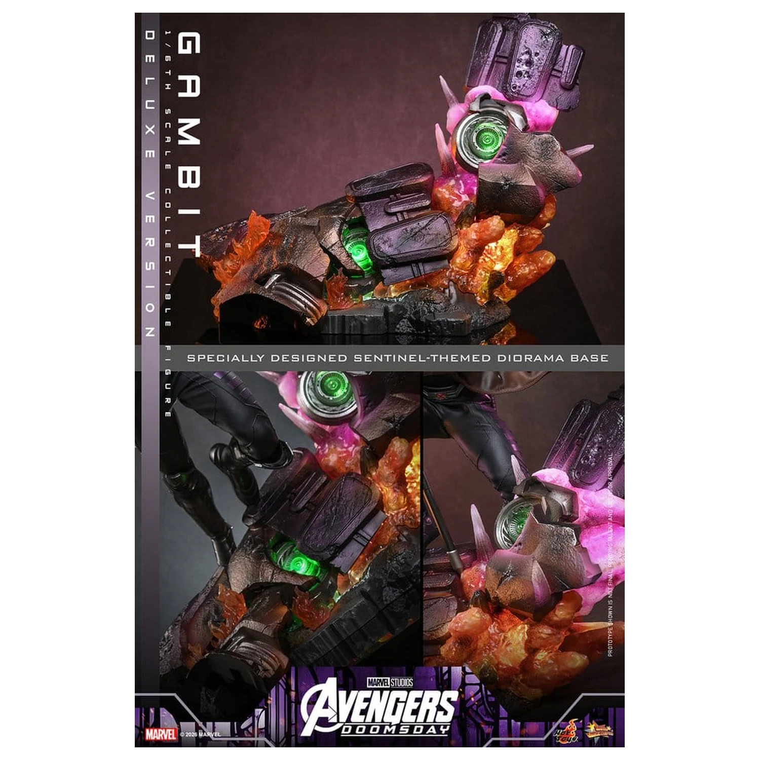 Avengers: Doomsday Movie Masterpiece figurka akcji 1/6 Gambit (Deluxe Version) 31 cm zdjęcie produktu