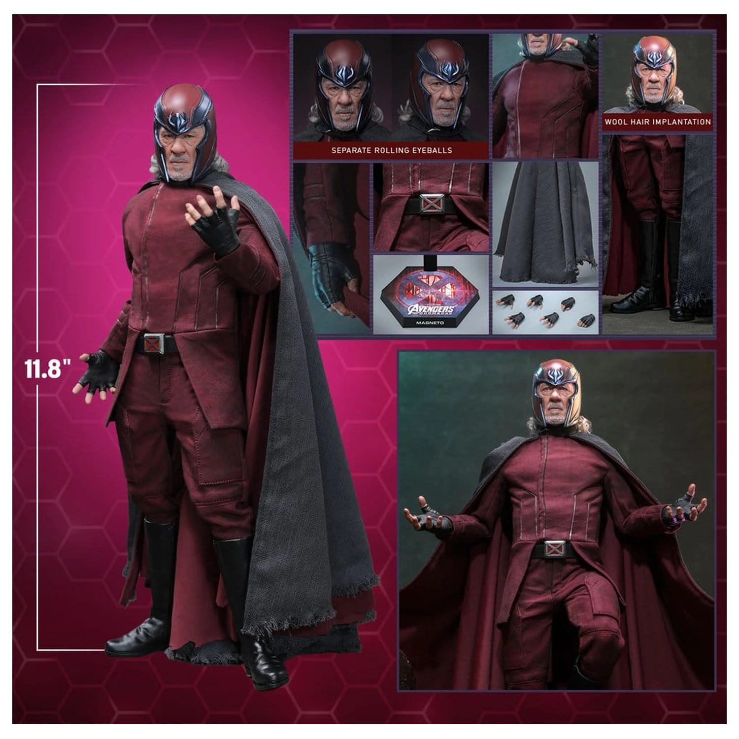 Avengers: Doomsday Movie Masterpiece figurka akcji 1/6 Magneto 30 cm zdjęcie produktu