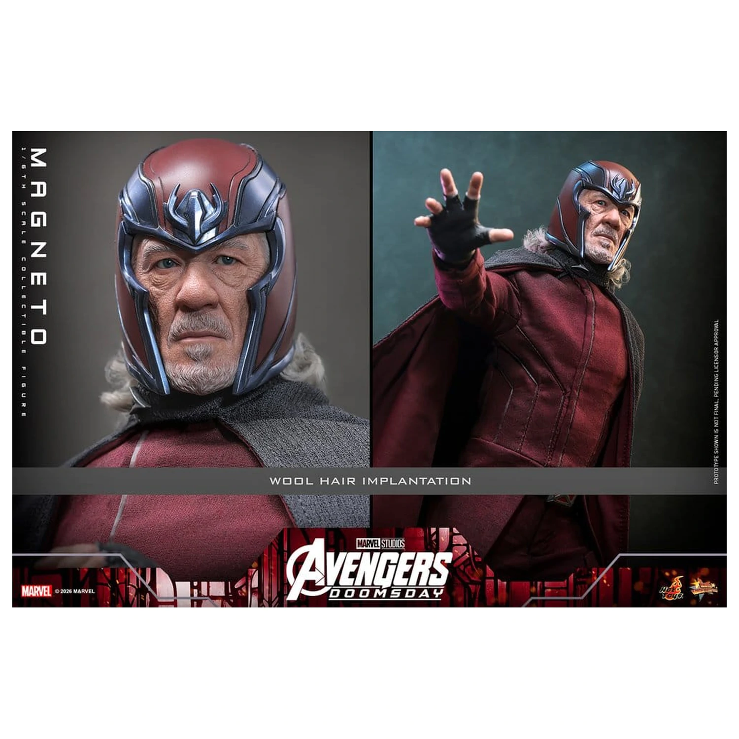 Avengers: Doomsday Movie Masterpiece figurka akcji 1/6 Magneto 30 cm zdjęcie produktu
