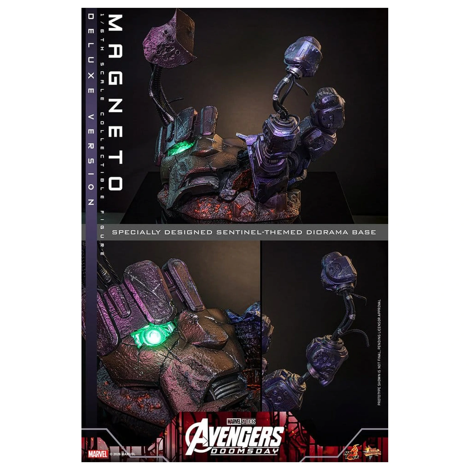 Avengers: Doomsday Movie Masterpiece figurka akcji 1/6 Magneto (wersja Deluxe) 30 cm zdjęcie produktu