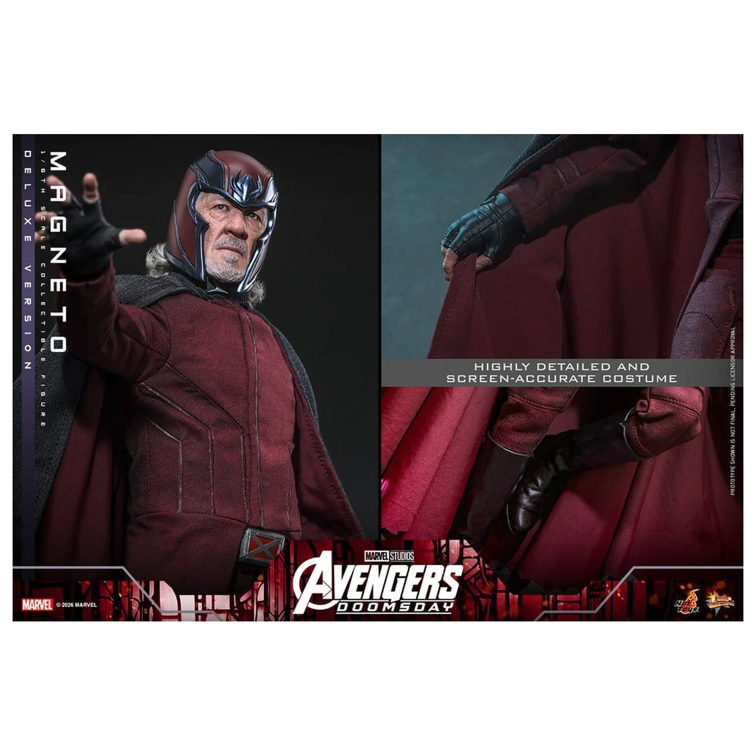Avengers: Doomsday Movie Masterpiece figurka akcji 1/6 Magneto (wersja Deluxe) 30 cm zdjęcie produktu